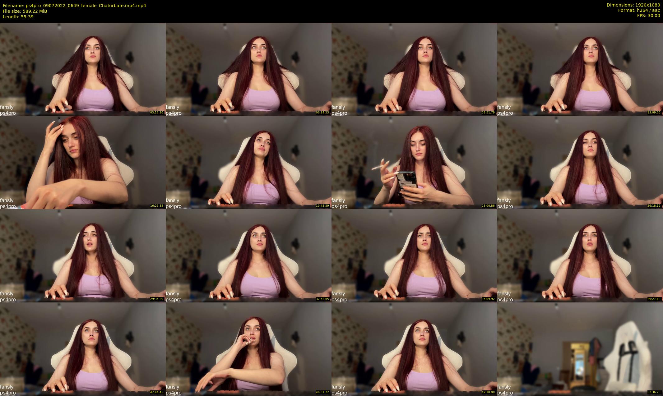 ps4pro — 56 minute Chaturbate female cam show recording, 1080p, Jul 9, 2022