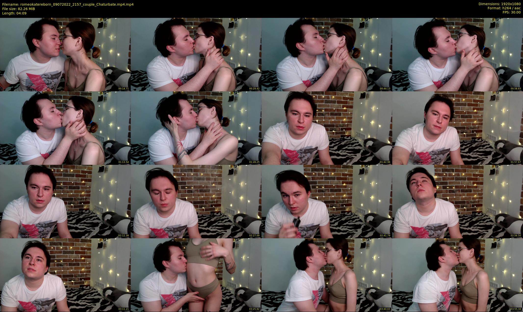 romeokatereborn — 5 minute Chaturbate couple cam show recording, 1080p, Jul 9, 2022