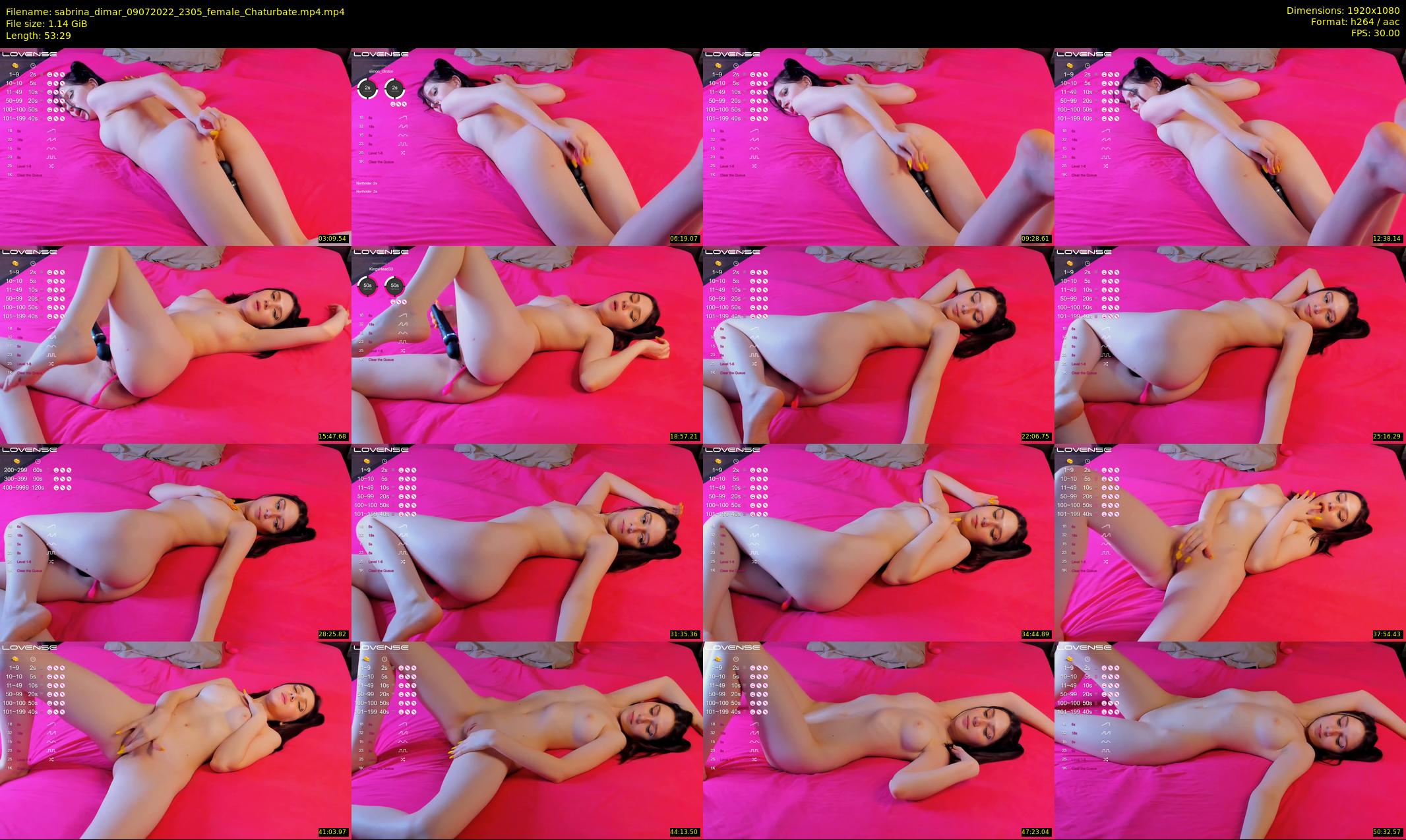sabrina_dimar — 54 minute Chaturbate female cam show recording, 1080p, Jul 9, 2022
