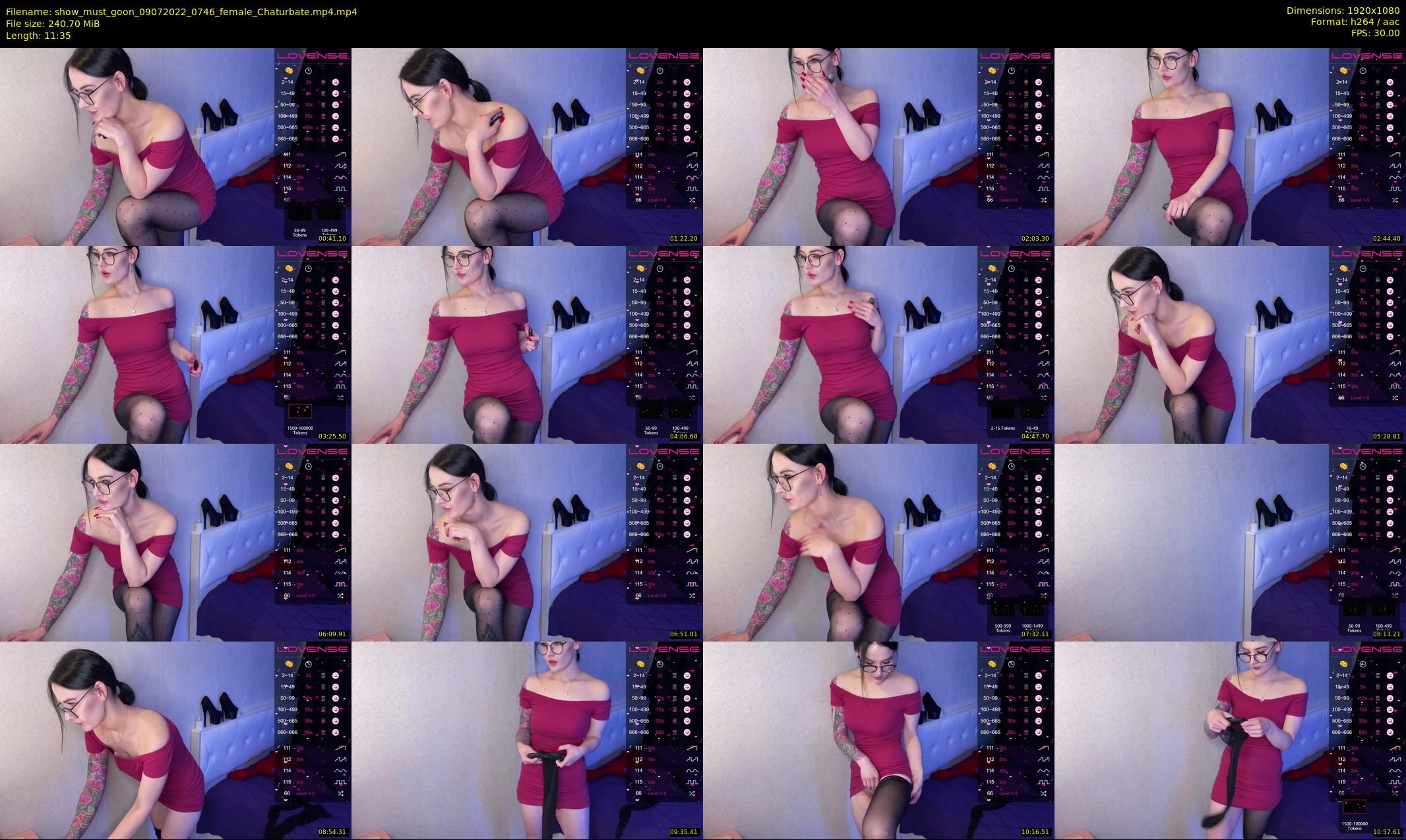 show_must_goon — 12 minute Chaturbate female cam show recording, 1080p, Jul 9, 2022