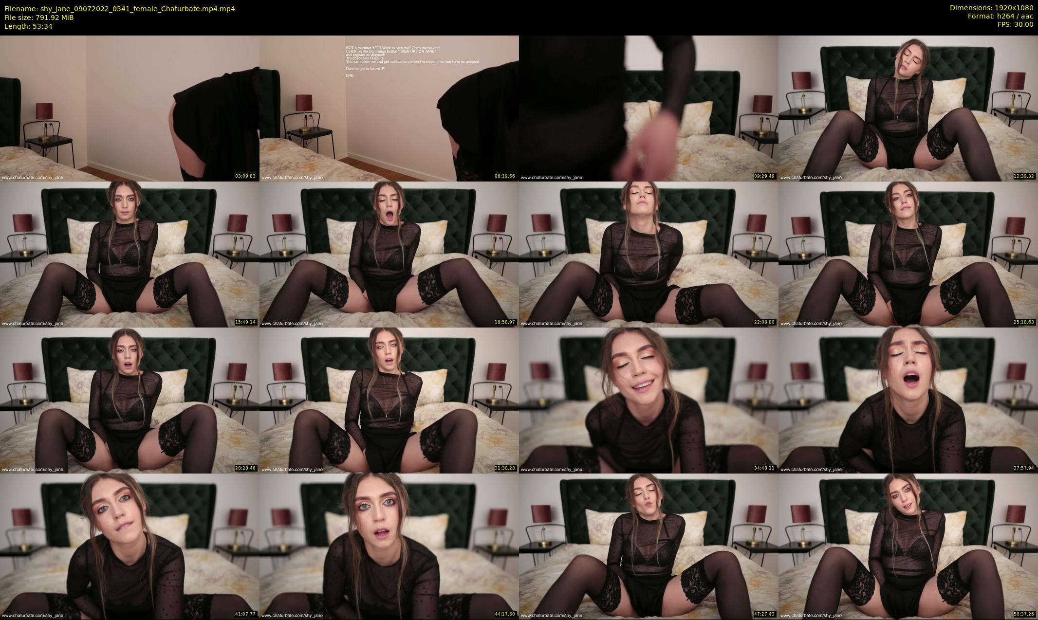 shy_jane — 54 minute Chaturbate female cam show recording, 1080p, Jul 9, 2022