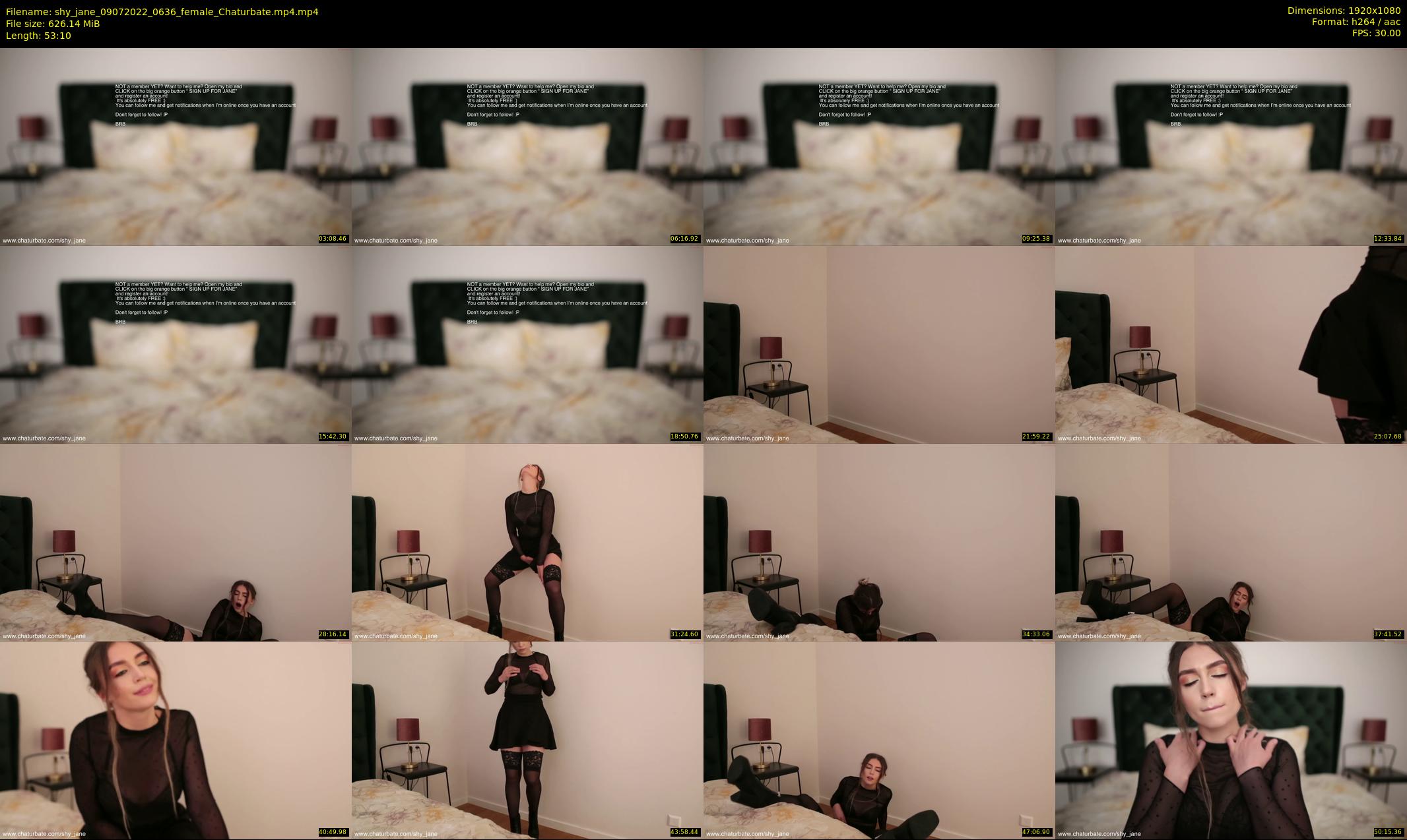shy_jane — 54 minute Chaturbate female cam show recording, 1080p, Jul 9, 2022