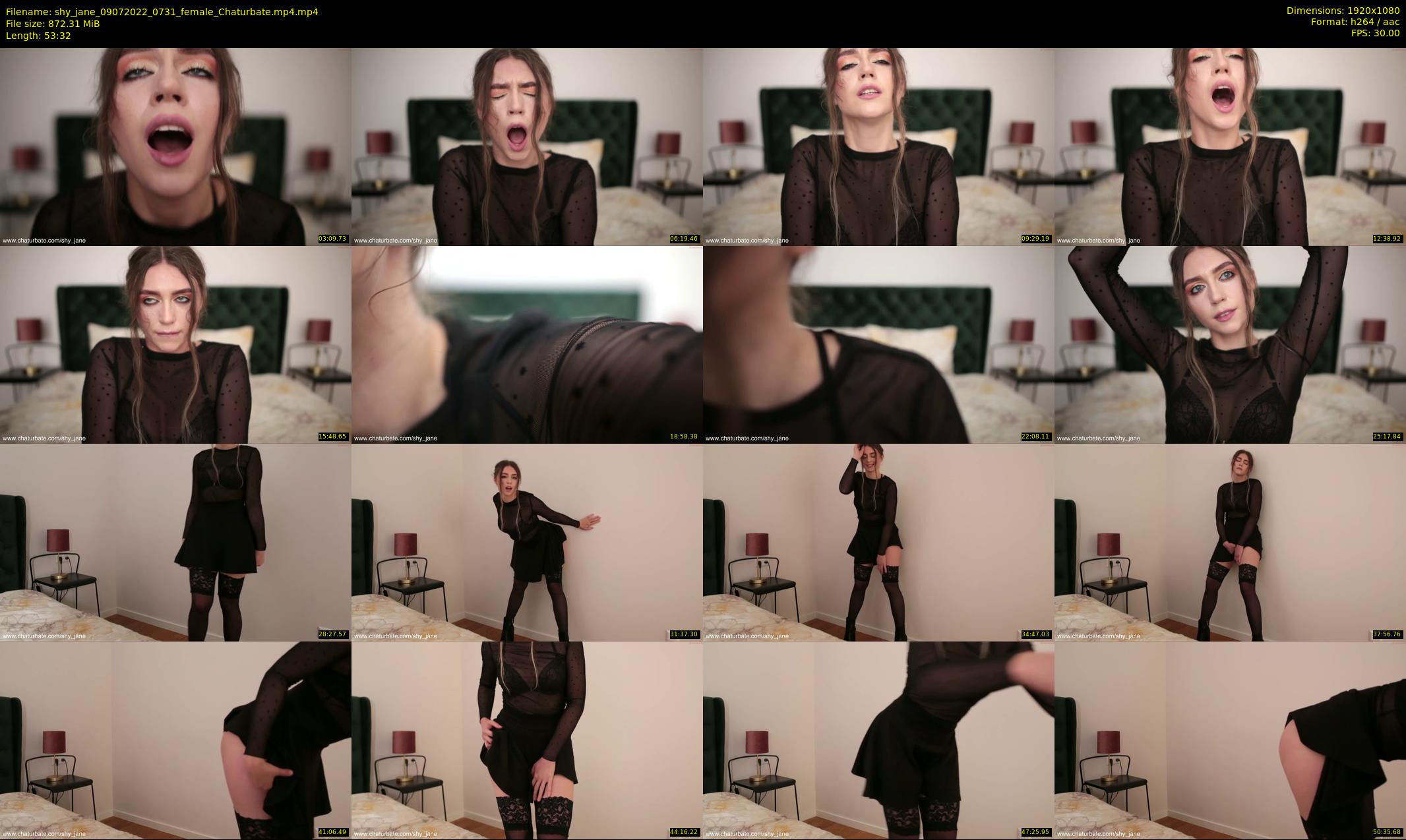 shy_jane — 54 minute Chaturbate female cam show recording, 1080p, Jul 9, 2022