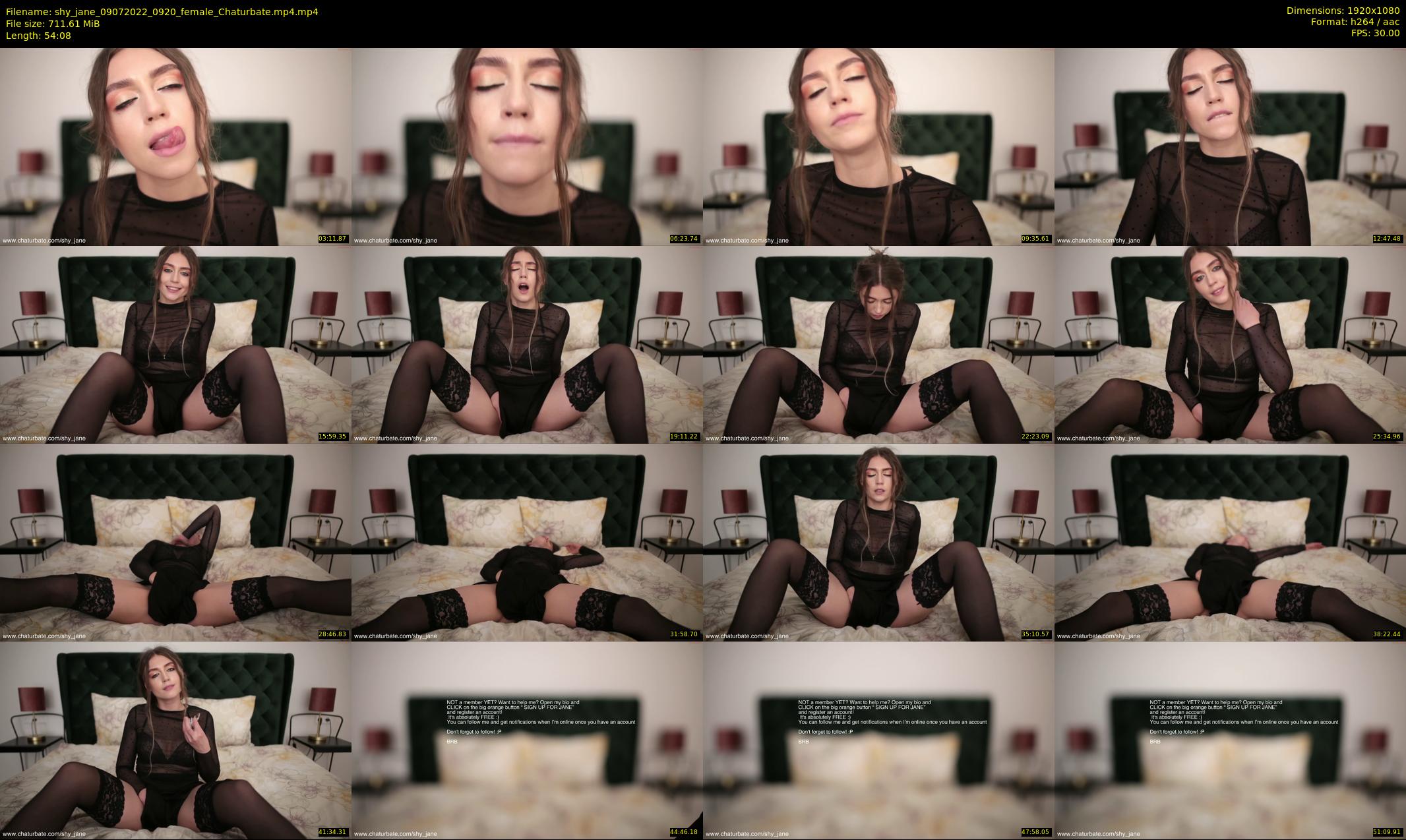 shy_jane — 55 minute Chaturbate female cam show recording, 1080p, Jul 9, 2022