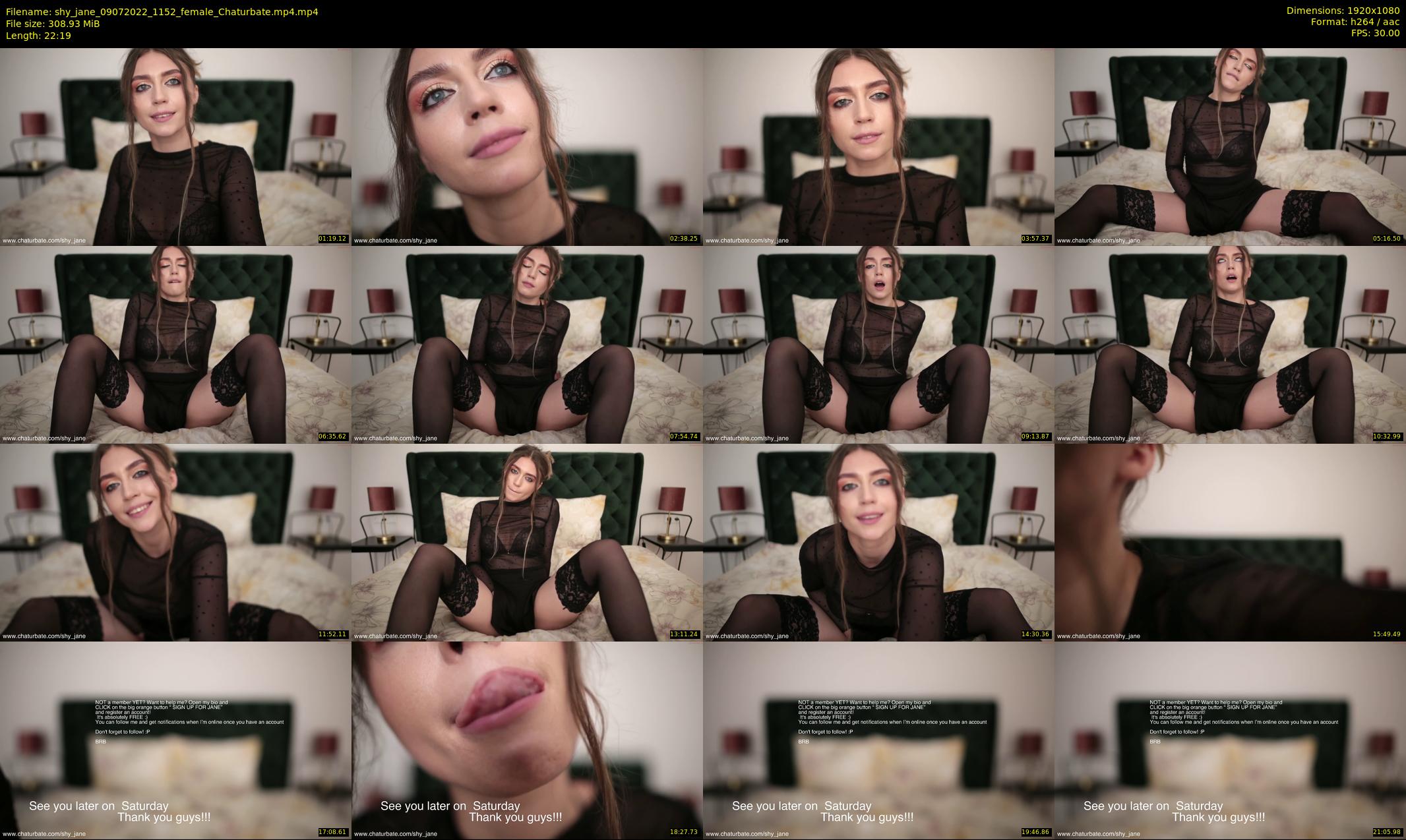 shy_jane — 23 minute Chaturbate female cam show recording, 1080p, Jul 9, 2022