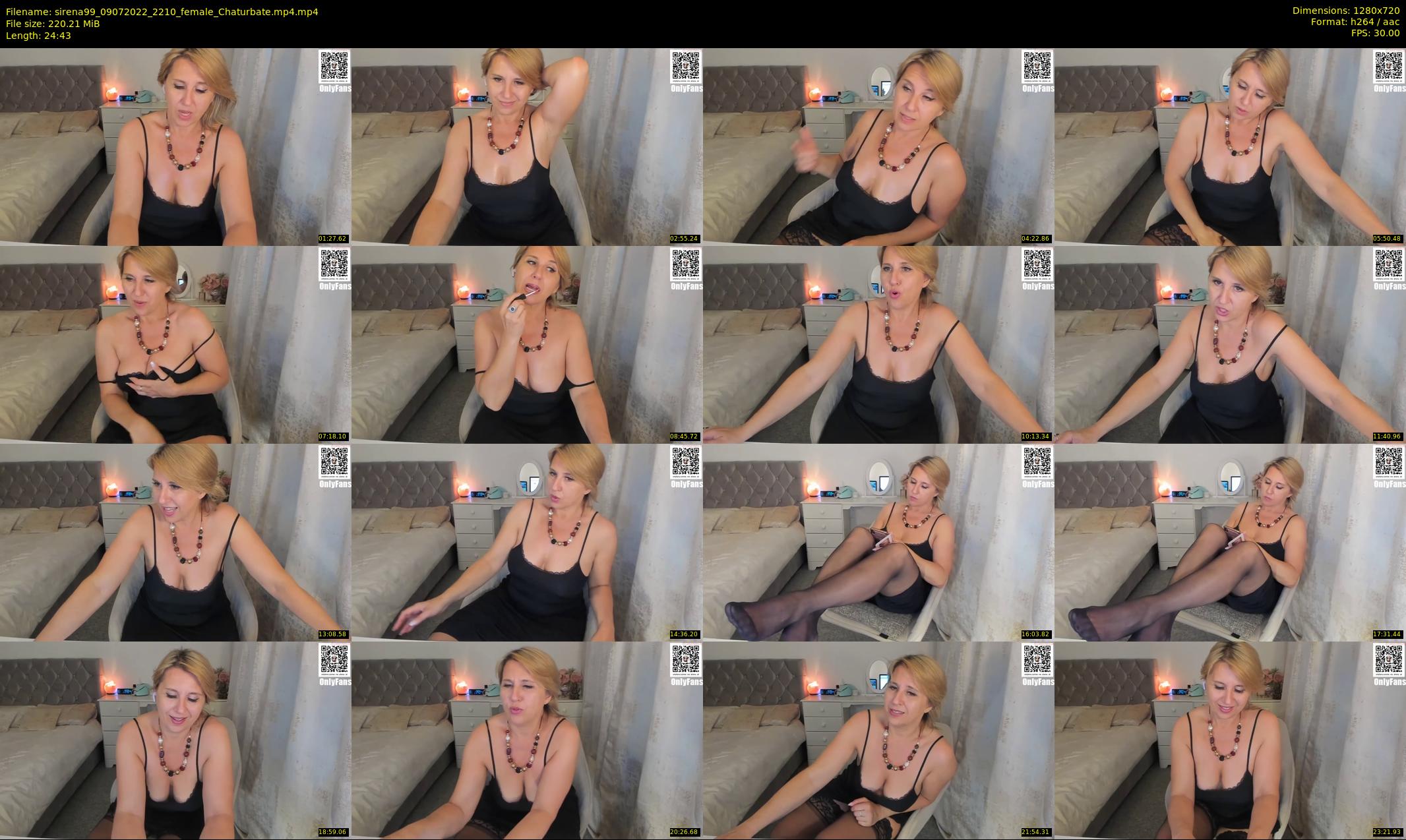 sirena99 — 25 minute Chaturbate female cam show recording, 720p, Jul 9, 2022