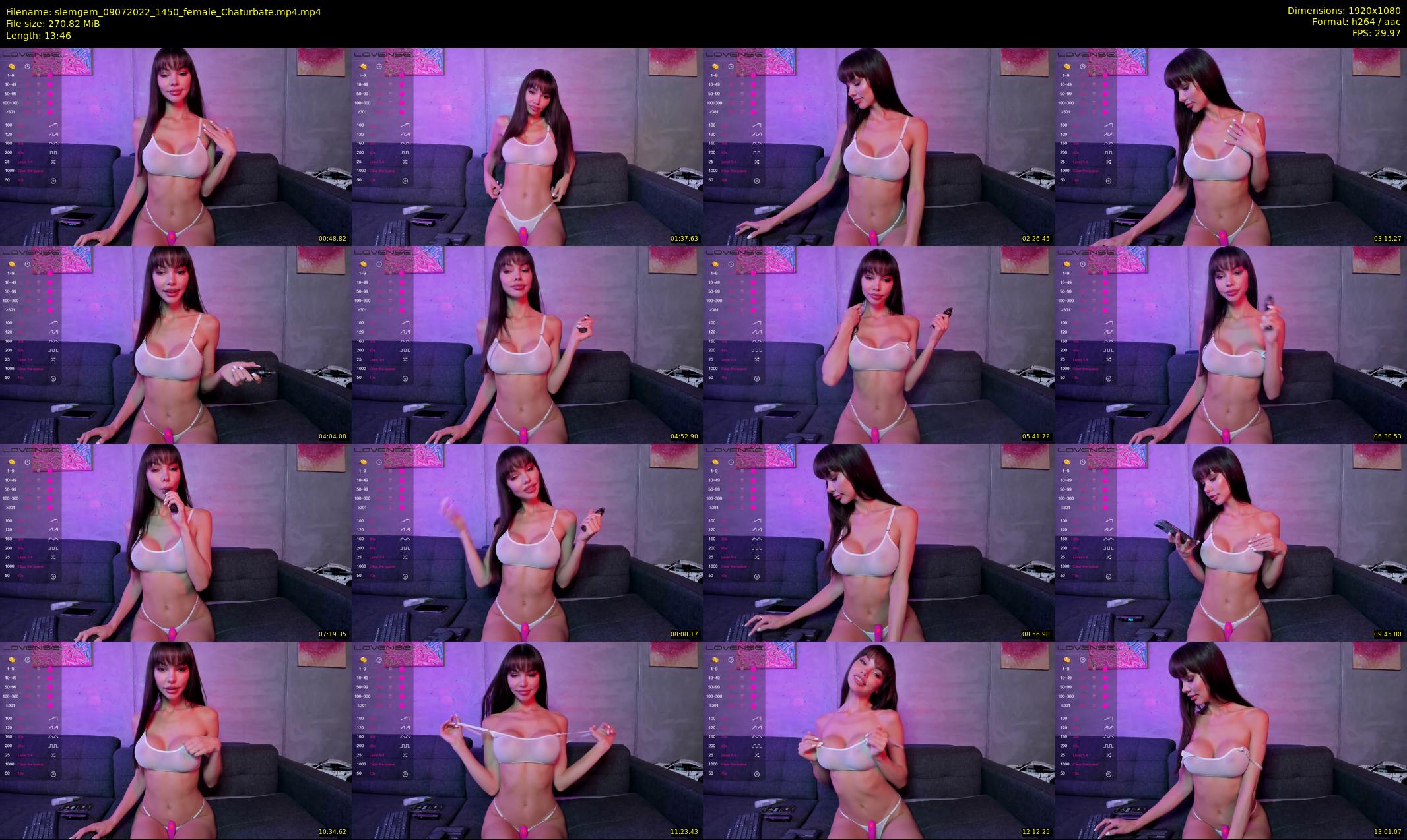 slemgem — 14 minute Chaturbate couple cam show recording, 1080p, Jul 9, 2022