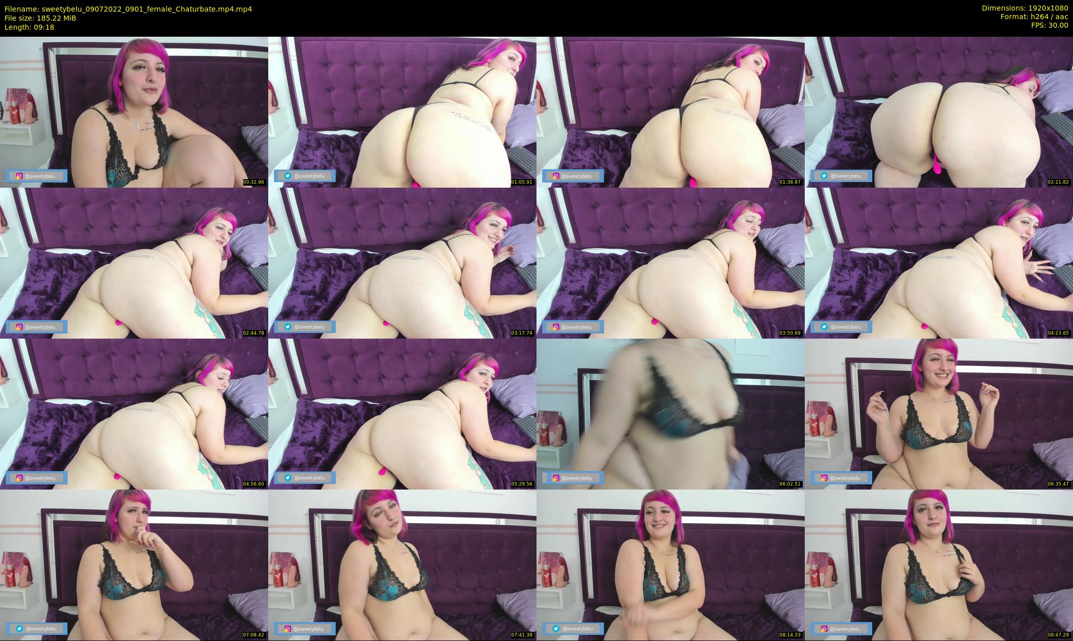 sweetybelu — 10 minute Chaturbate female cam show recording, 1080p, Jul 9, 2022