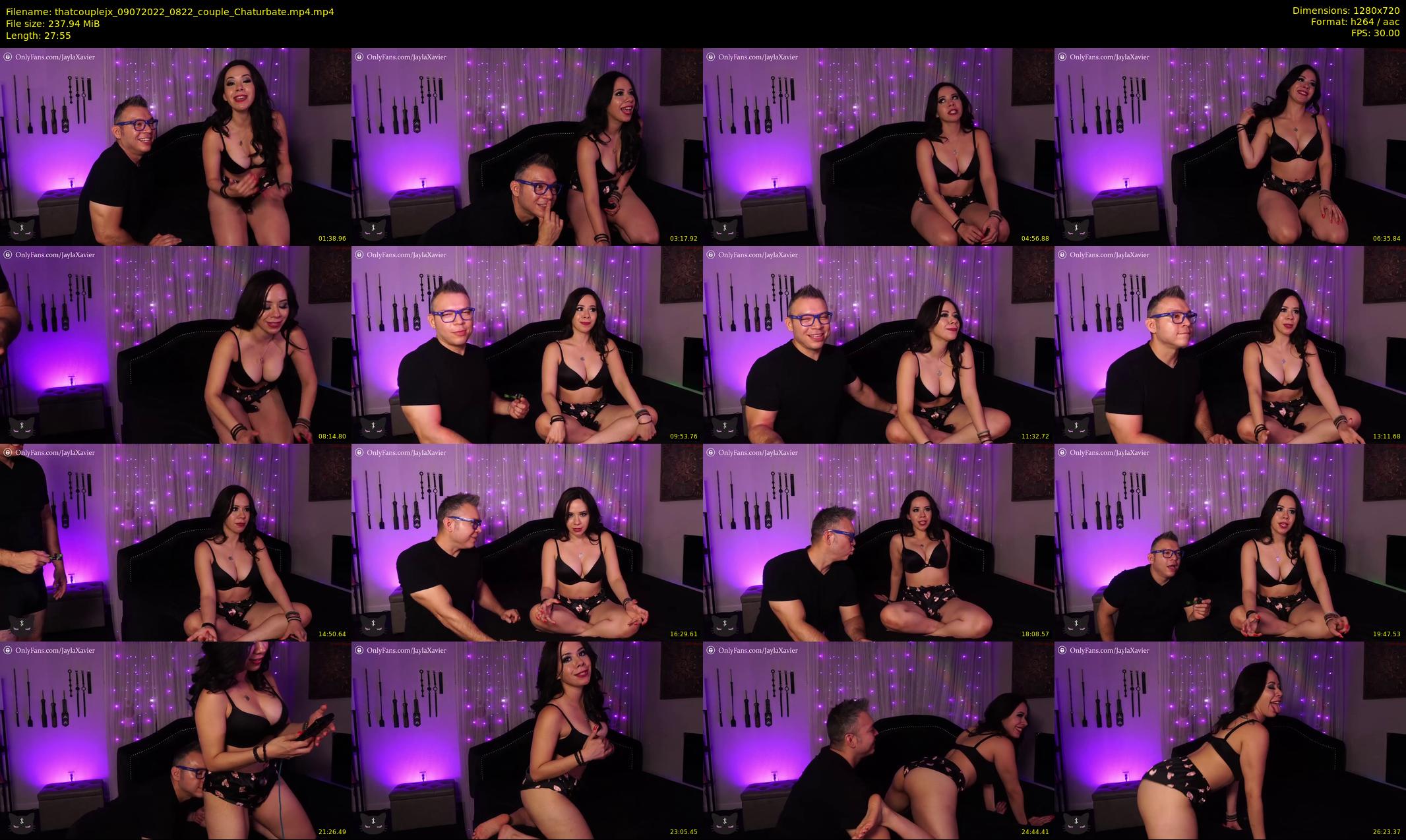 thatcouplejx — 28 minute Chaturbate couple cam show recording, 720p, Jul 9, 2022