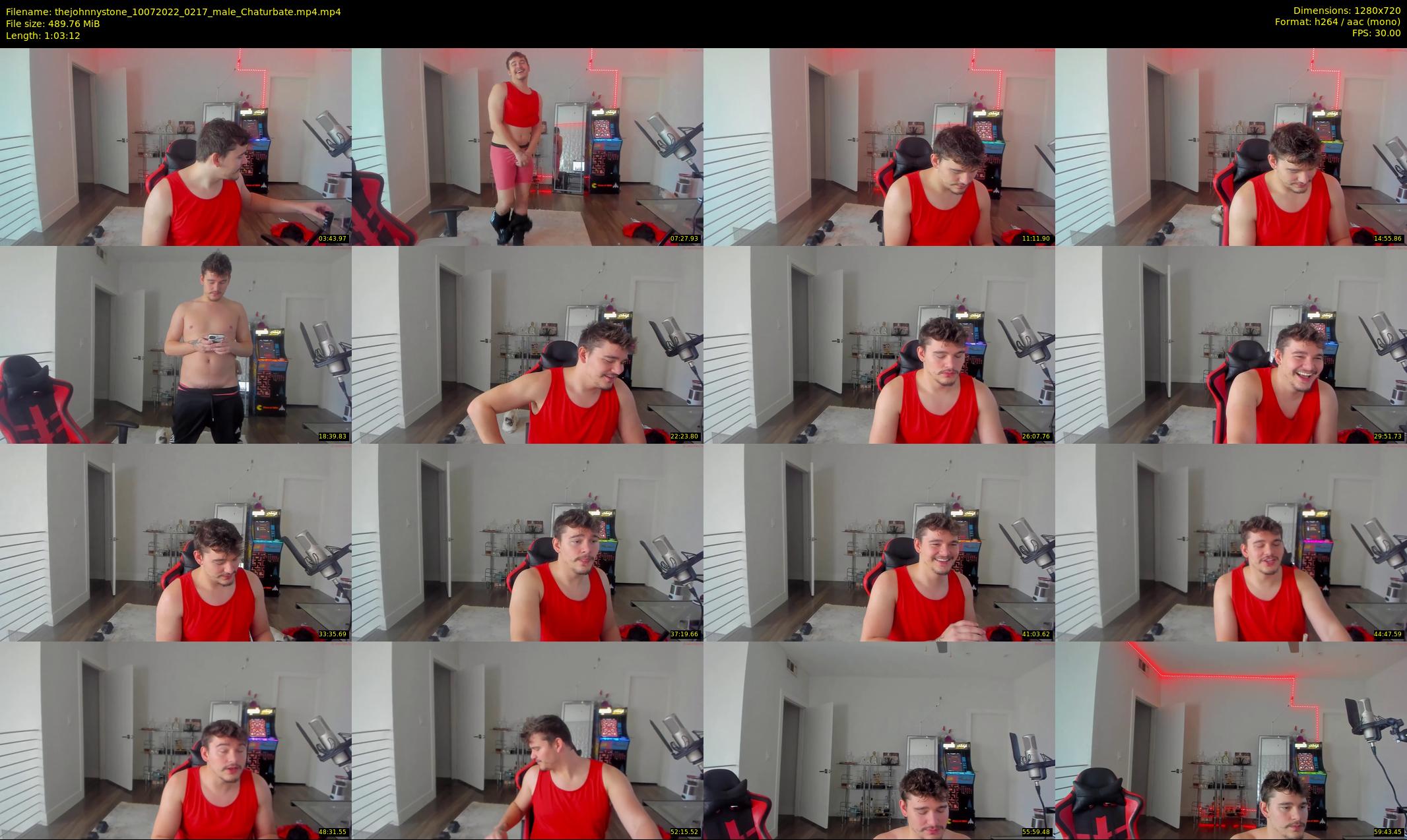 thejohnnystone — 64 minute Chaturbate male cam show recording, 720p, Jul 10, 2022