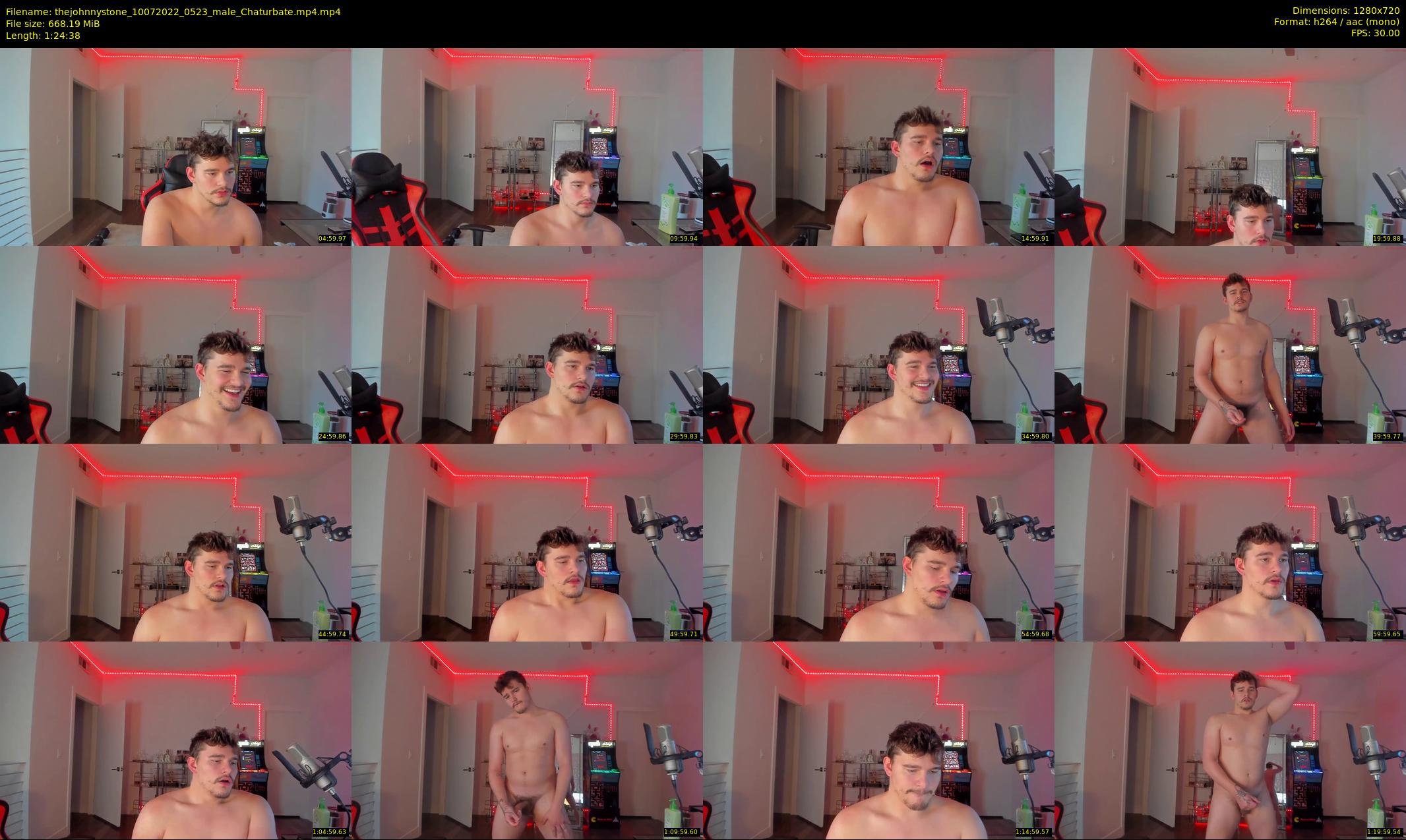 thejohnnystone — 85 minute Chaturbate male cam show recording, 720p, Jul 10, 2022
