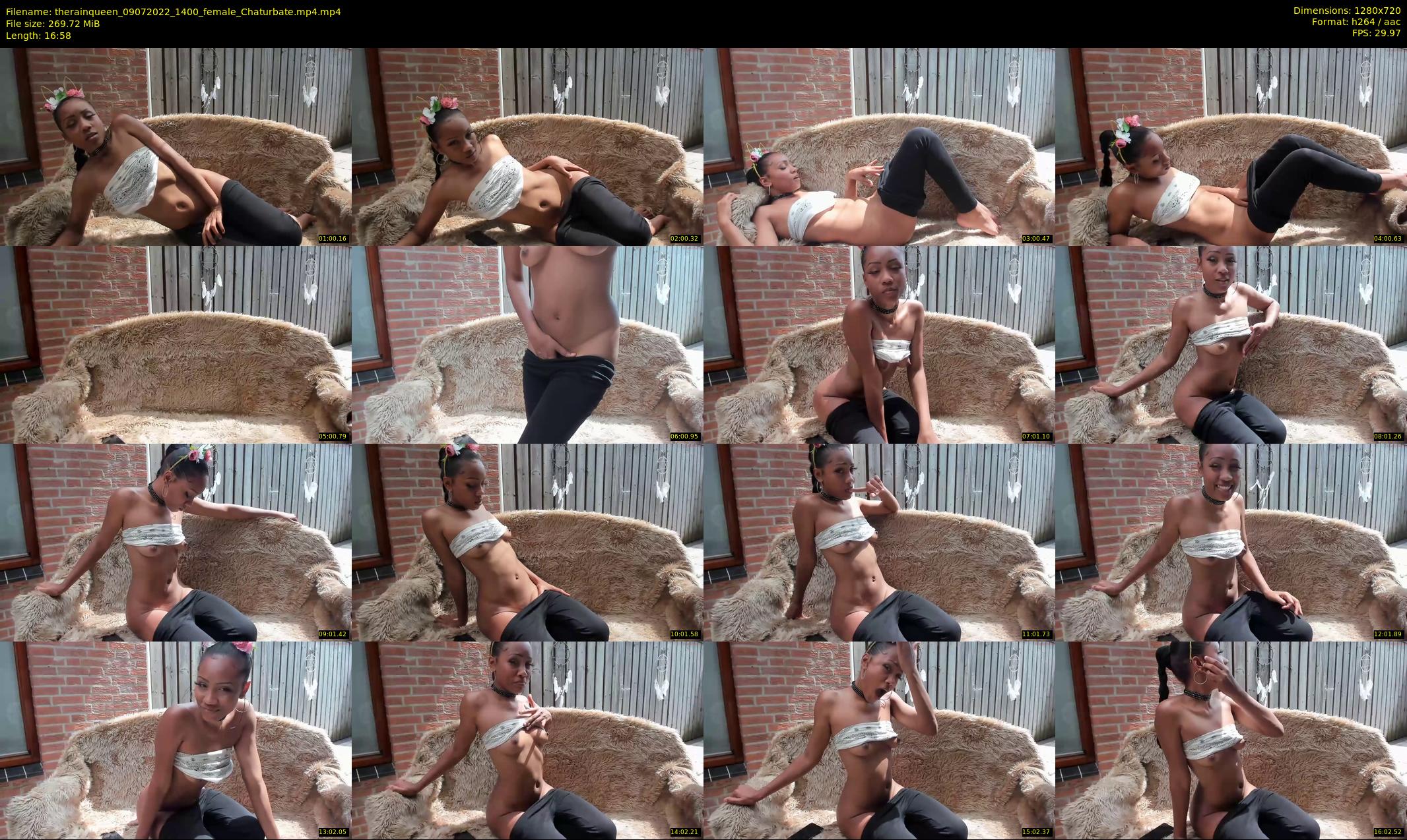 therainqueen — 17 minute Chaturbate female cam show recording, 720p, Jul 9, 2022
