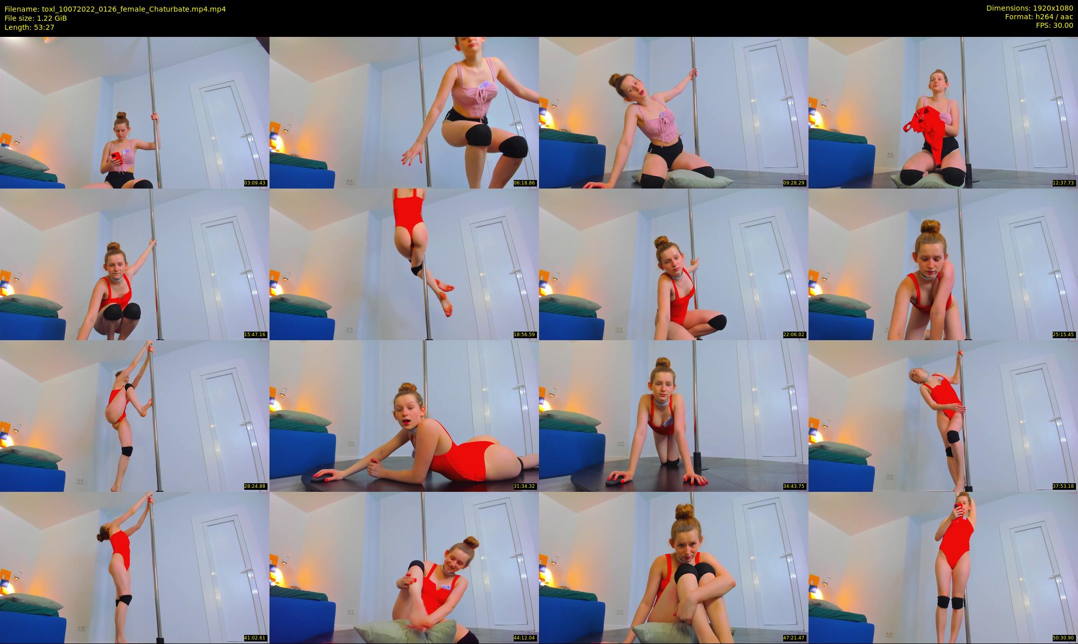 toxl — 54 minute Chaturbate female cam show recording, 1080p, Jul 10, 2022