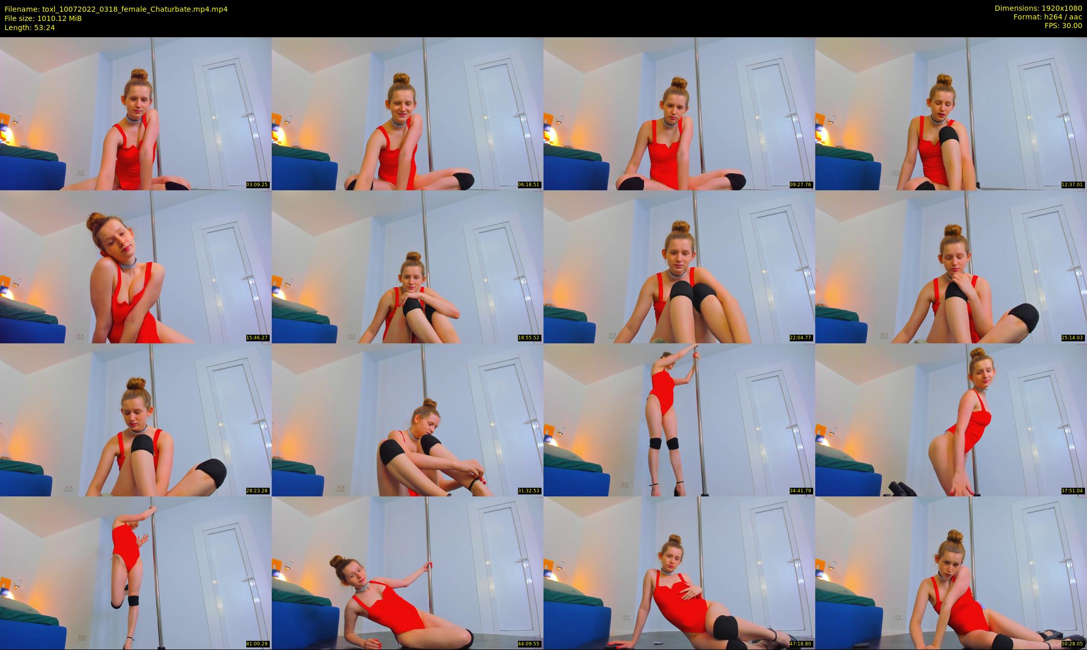 toxl — 54 minute Chaturbate female cam show recording, 1080p, Jul 10, 2022