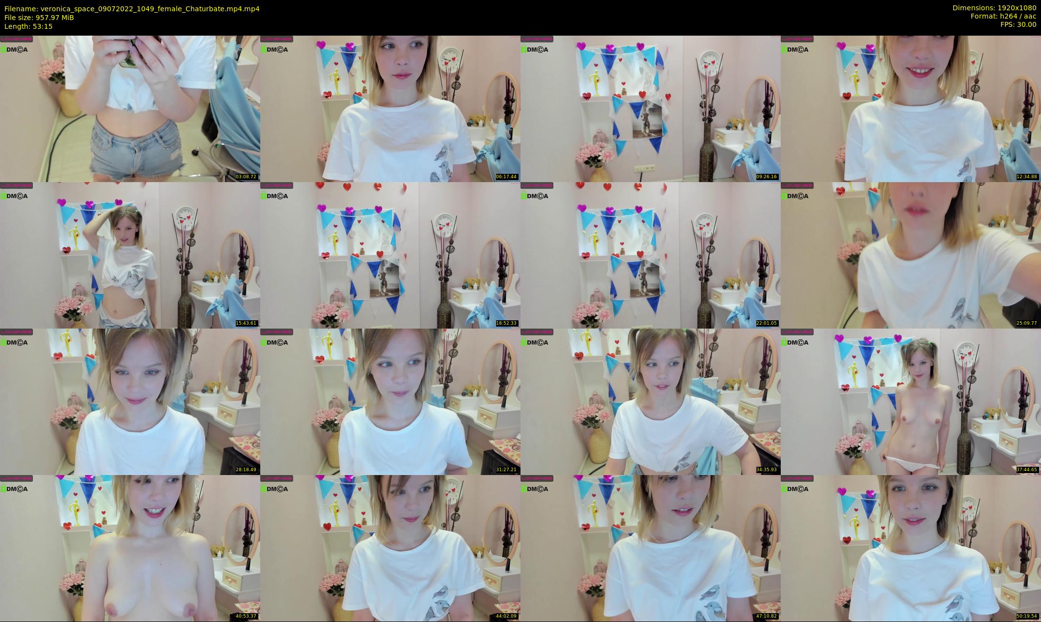 veronica_space — 54 minute Chaturbate female cam show recording, 1080p, Jul 9, 2022