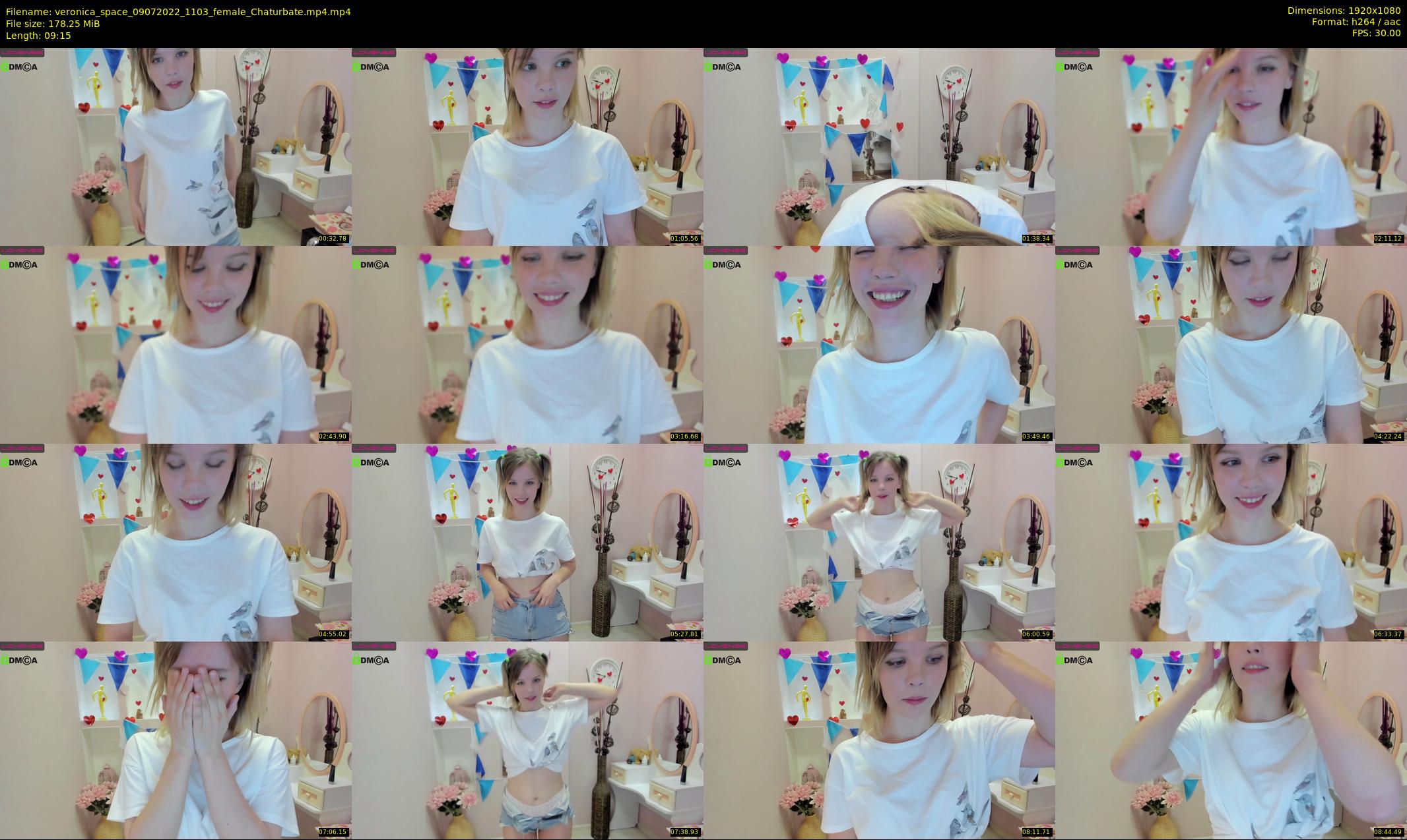 veronica_space — 10 minute Chaturbate female cam show recording, 1080p, Jul 9, 2022