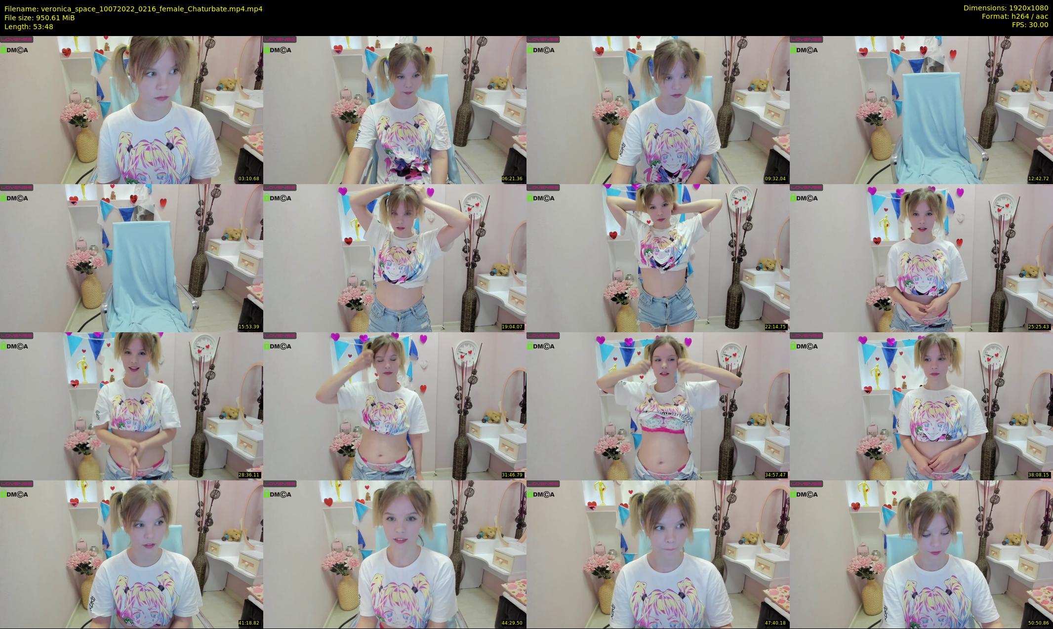 veronica_space — 54 minute Chaturbate female cam show recording, 1080p, Jul 10, 2022