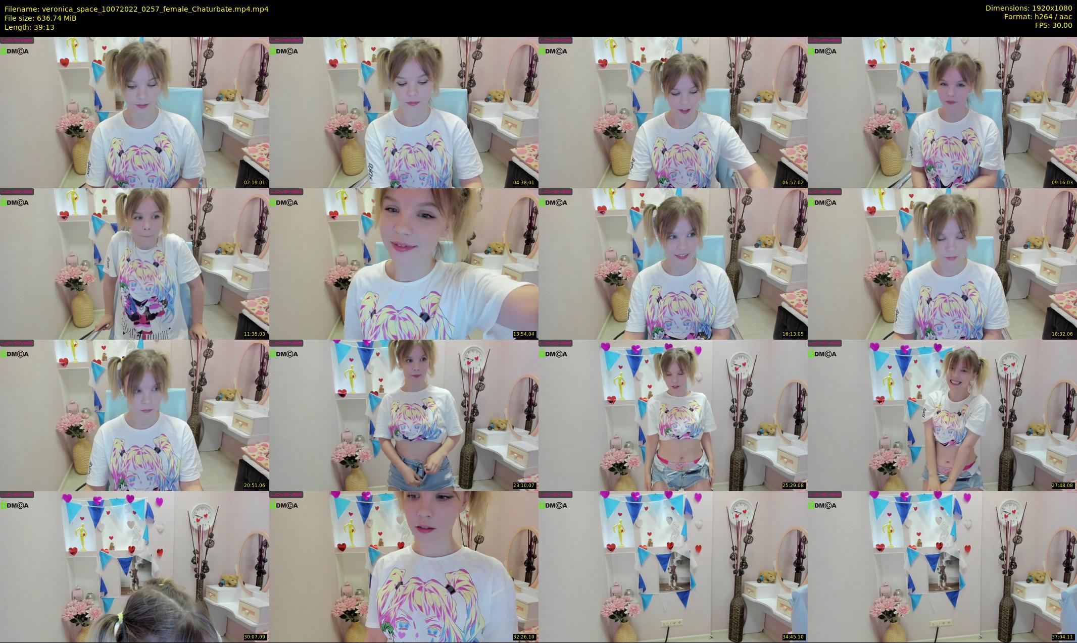 veronica_space — 40 minute Chaturbate female cam show recording, 1080p, Jul 10, 2022