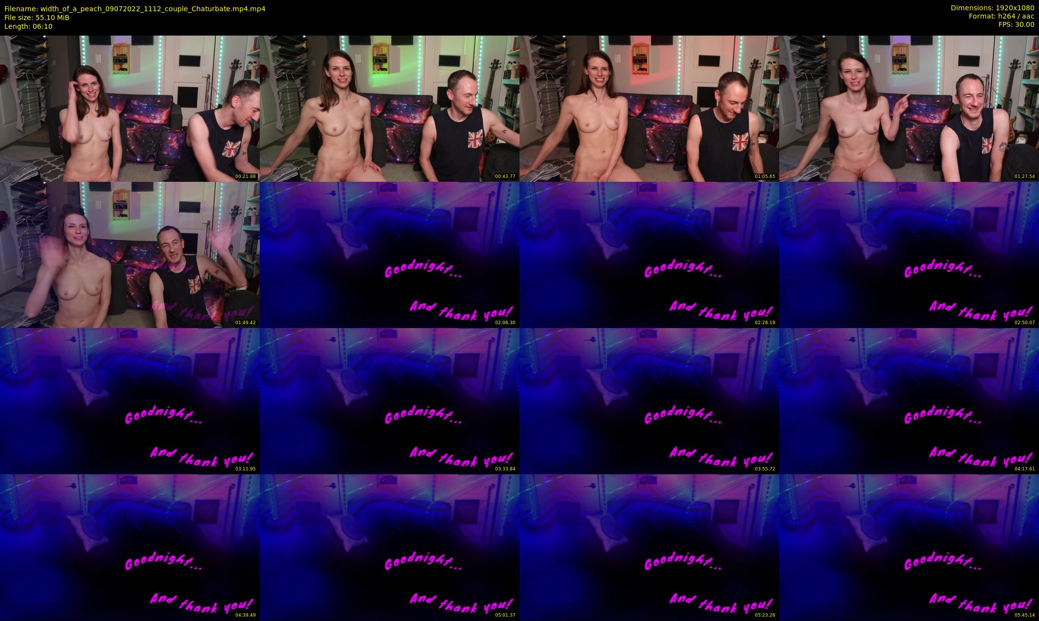 width_of_a_peach — 7 minute Chaturbate couple cam show recording, 1080p, Jul 9, 2022