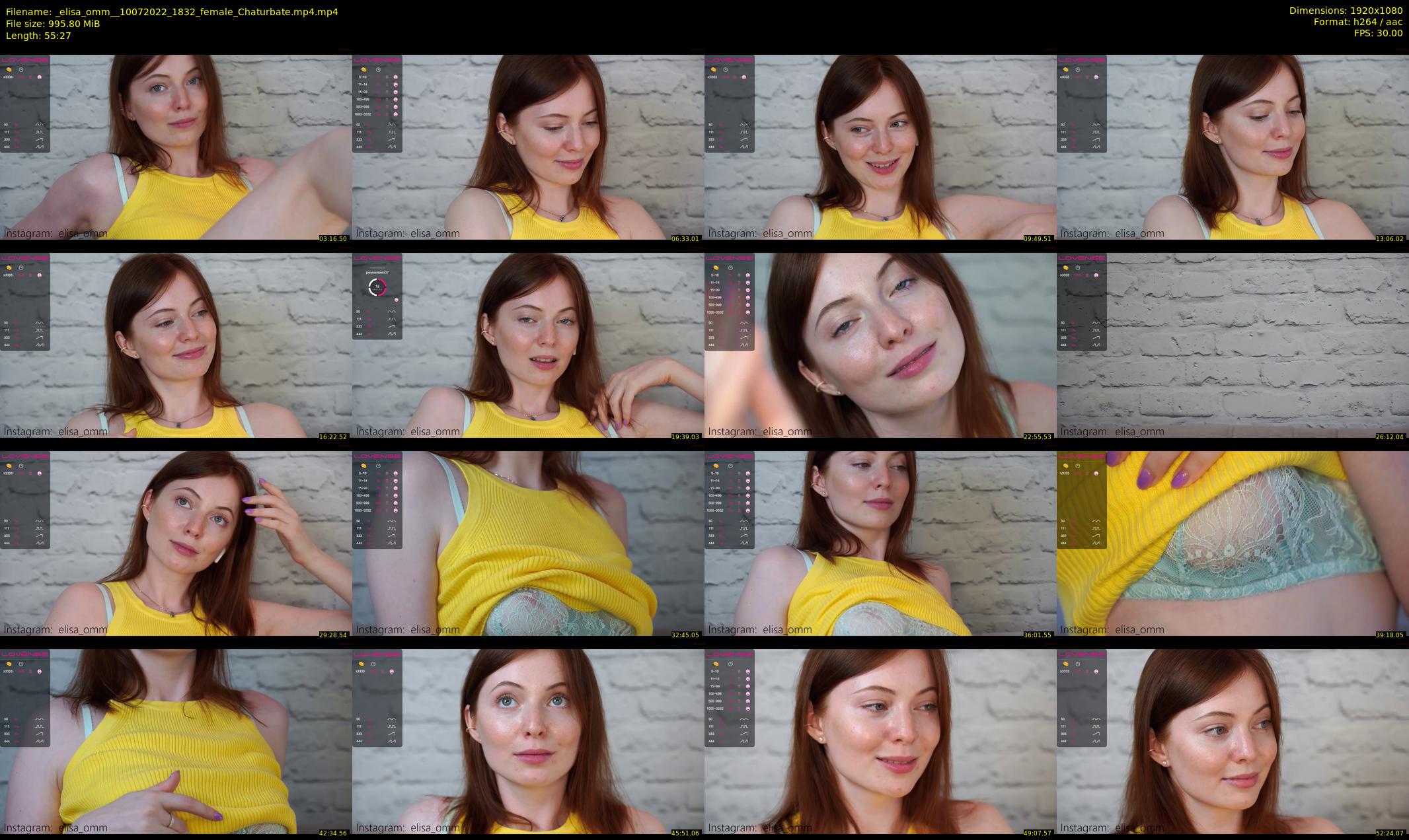 _elisa_omm_ — 56 minute Chaturbate female cam show recording, 1080p, Jul 10, 2022