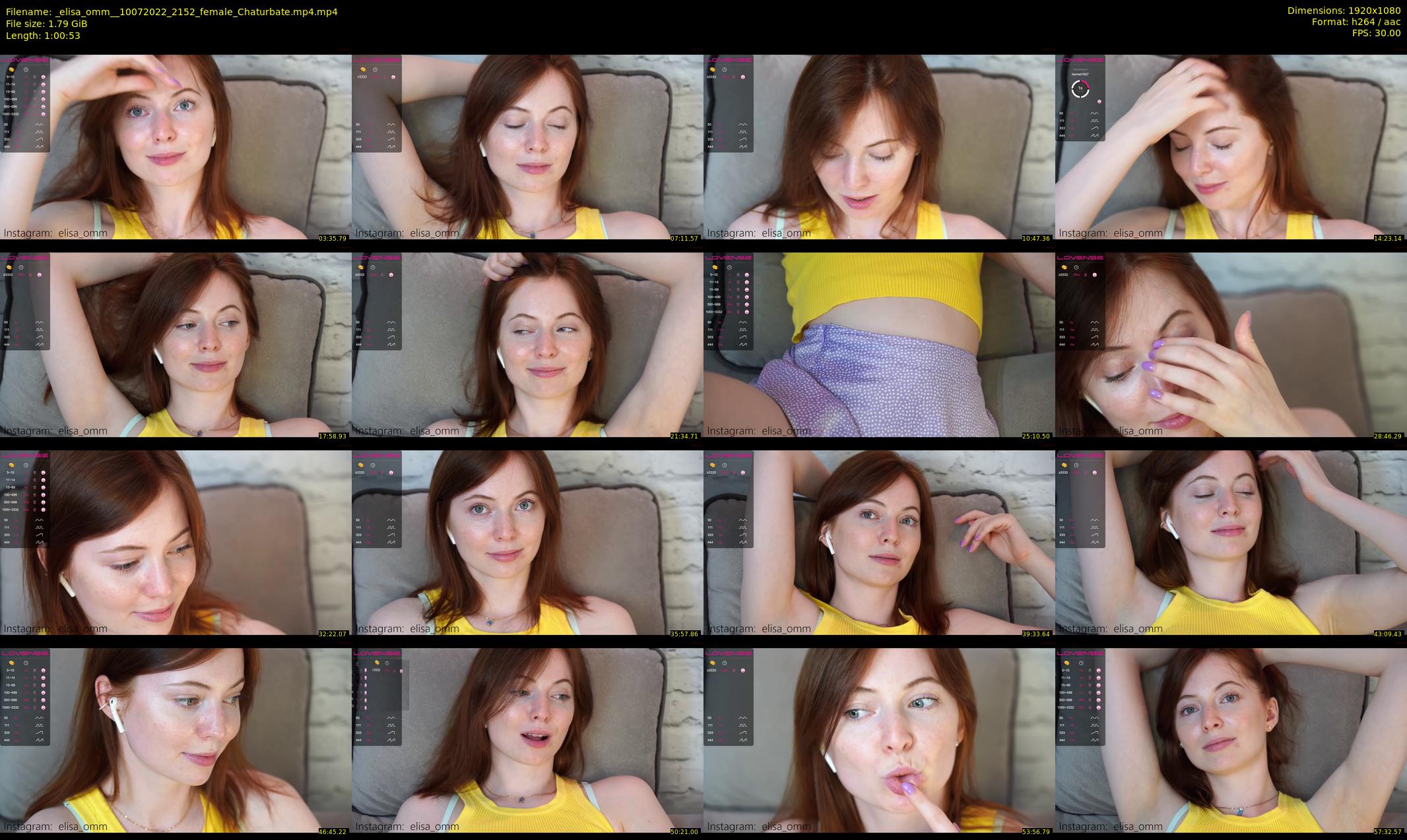 _elisa_omm_ — 61 minute Chaturbate female cam show recording, 1080p, Jul 10, 2022