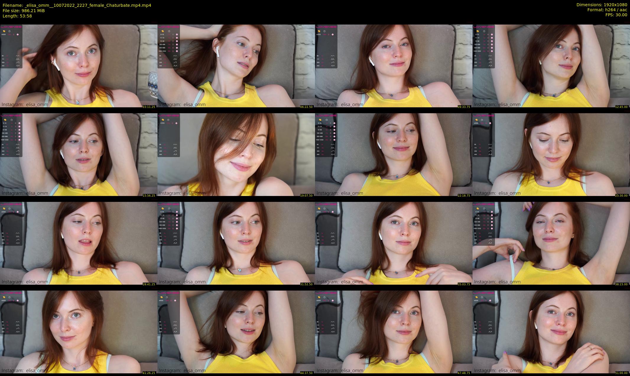 _elisa_omm_ — 54 minute Chaturbate female cam show recording, 1080p, Jul 10, 2022