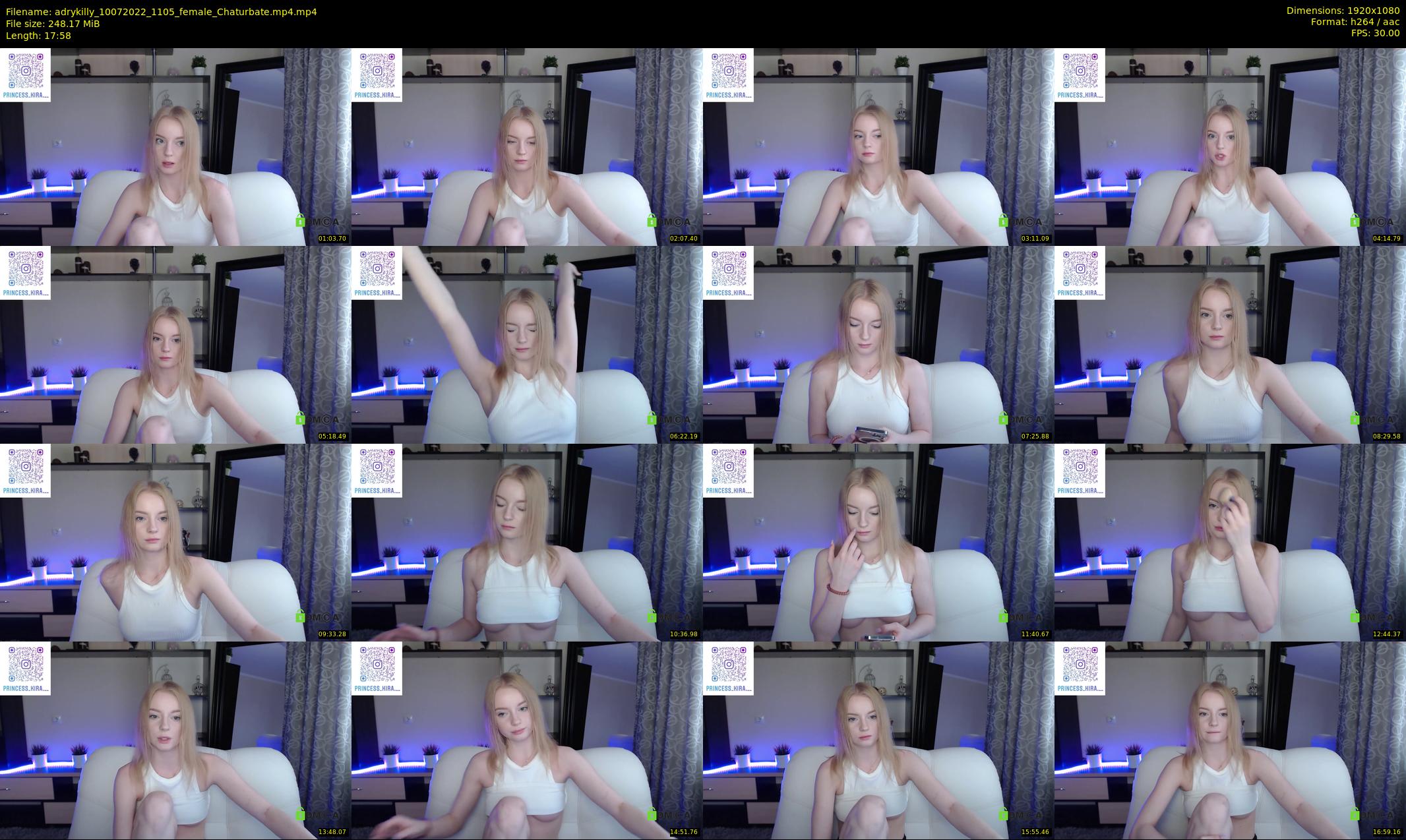adrykilly — 18 minute Chaturbate female cam show recording, 1080p, Jul 10, 2022