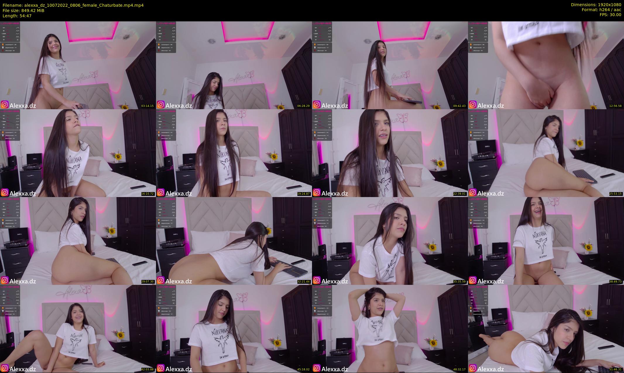 alexxa_dz — 55 minute Chaturbate female cam show recording, 1080p, Jul 10, 2022