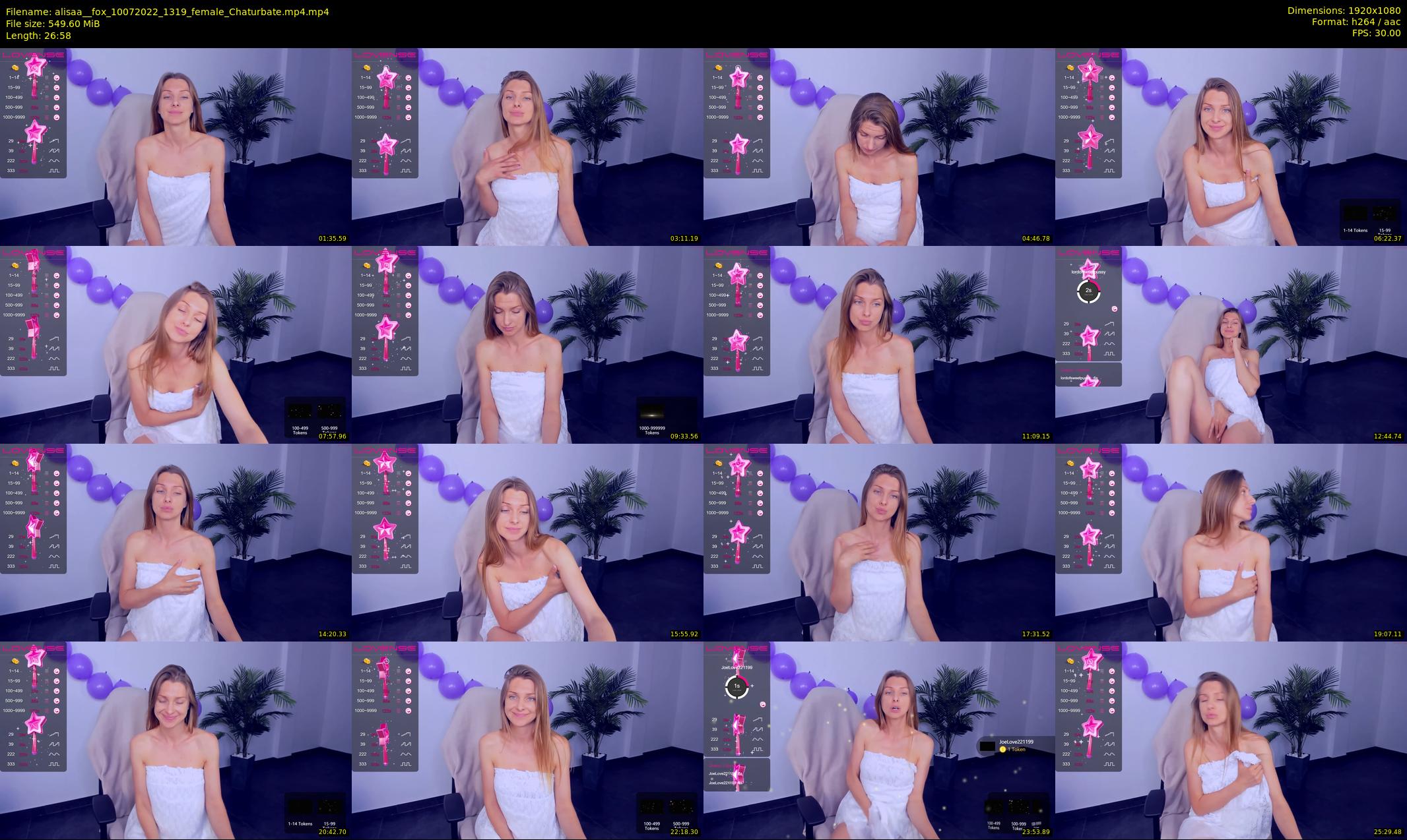 alisaa__fox — 27 minute Chaturbate female cam show recording, 1080p, Jul 10, 2022