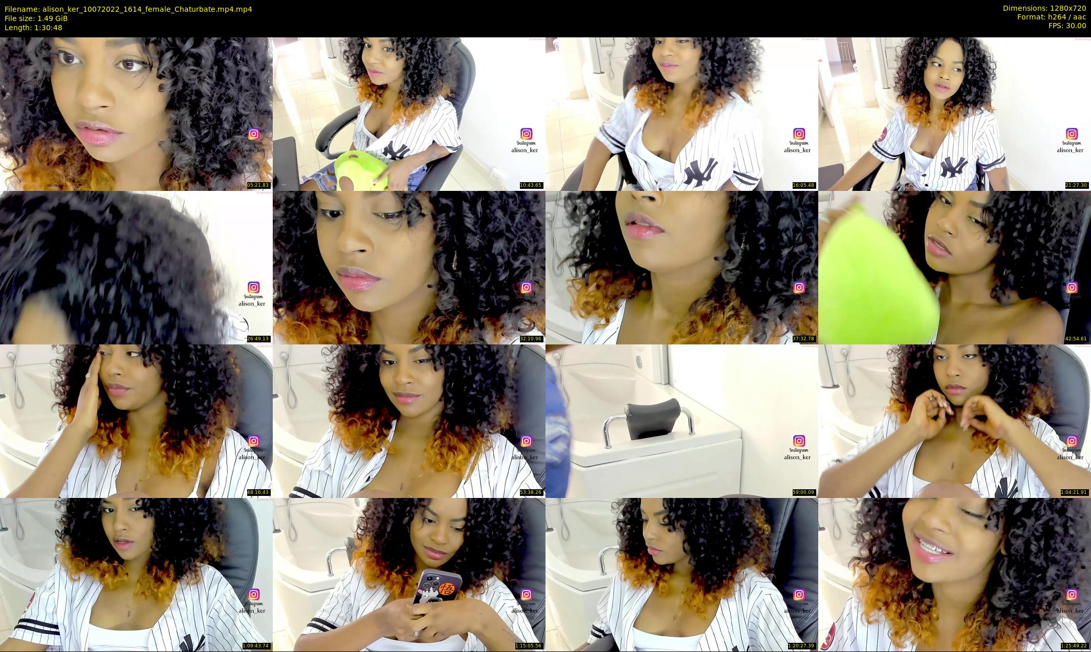alison_ker — 91 minute Chaturbate female cam show recording, 720p, Jul 10, 2022