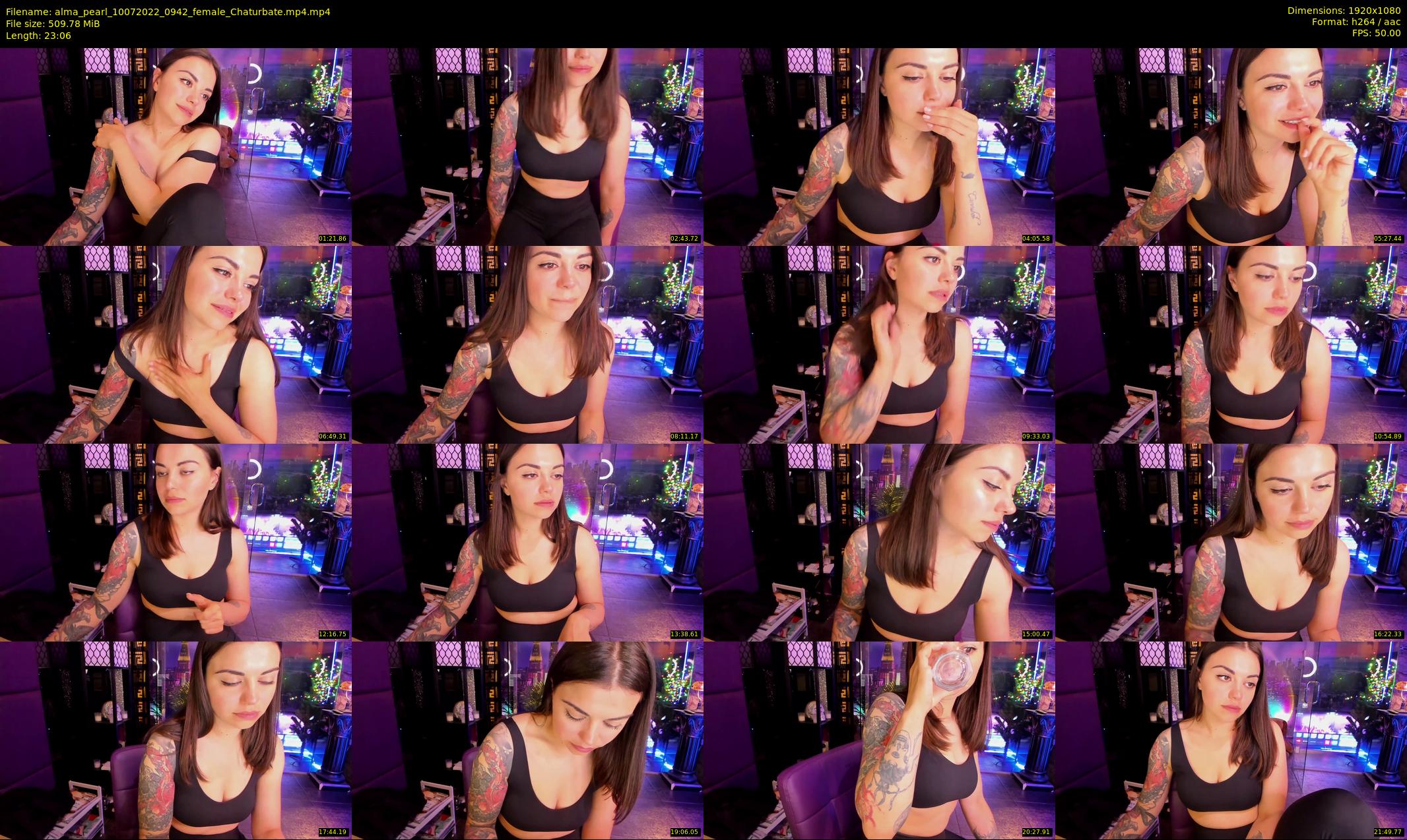 alma_pearl — 24 minute Chaturbate female cam show recording, 1080p, Jul 10, 2022