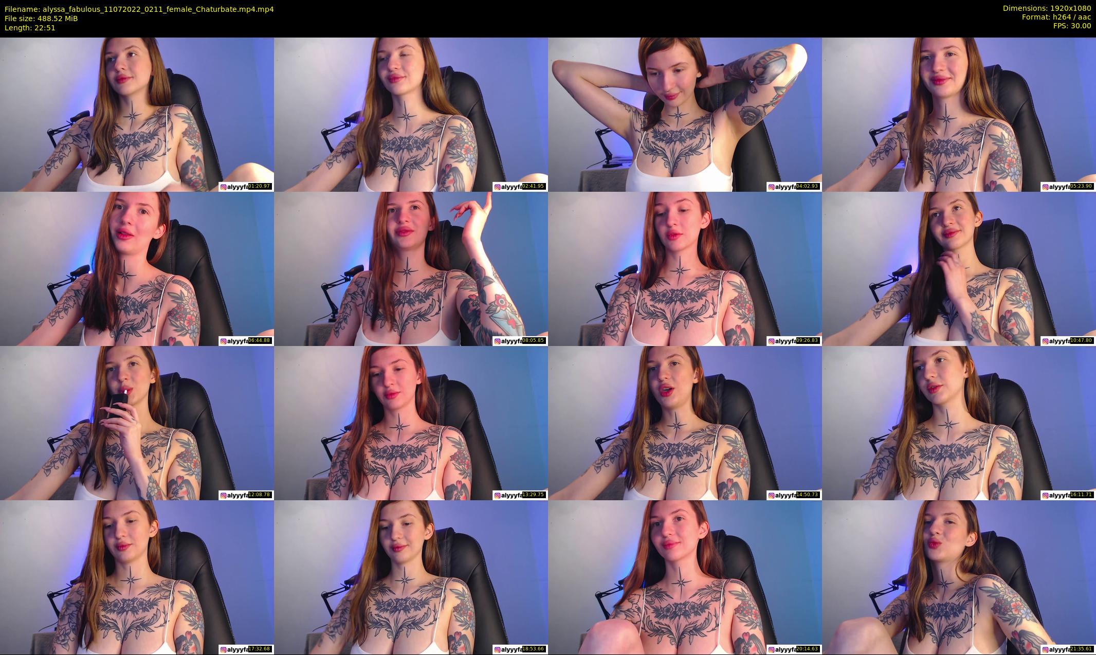 alyssa_fabulous — 23 minute Chaturbate female cam show recording, 1080p, Jul 11, 2022