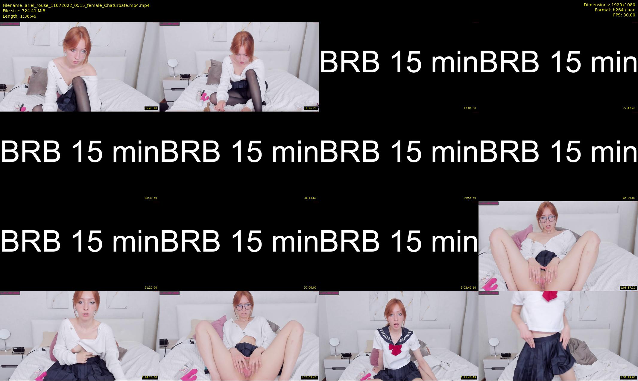 ariel_rouse — 97 minute Chaturbate female cam show recording, 1080p, Jul 11, 2022