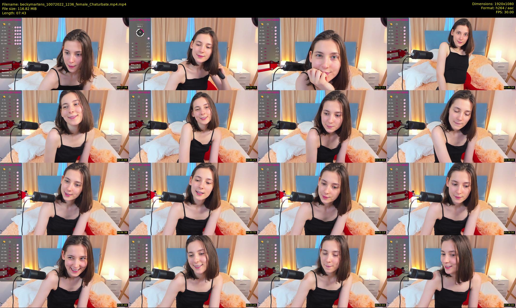beckymartens — 8 minute Chaturbate female cam show recording, 1080p, Jul 10, 2022