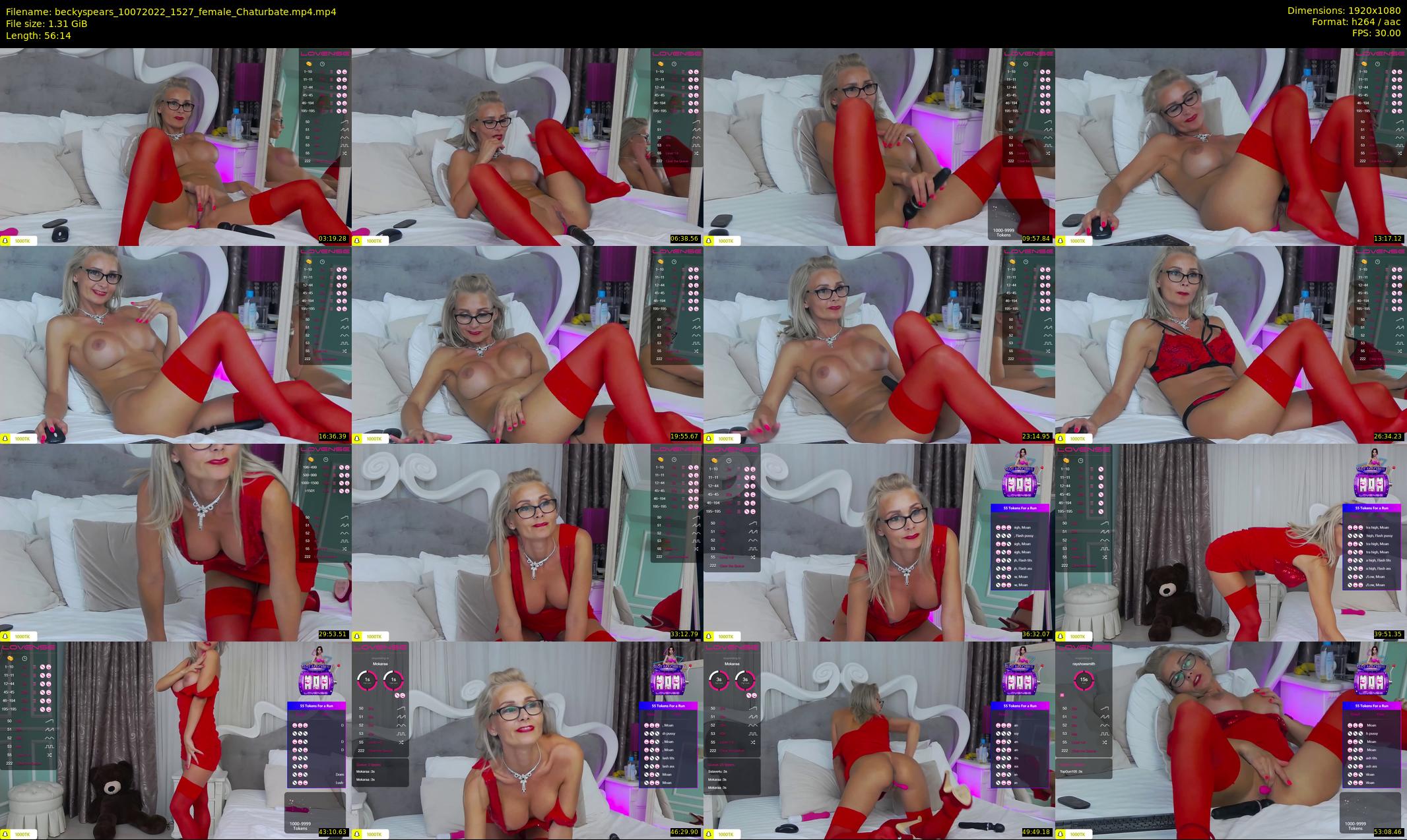 beckyspears — 57 minute Chaturbate female cam show recording, 1080p, Jul 10, 2022