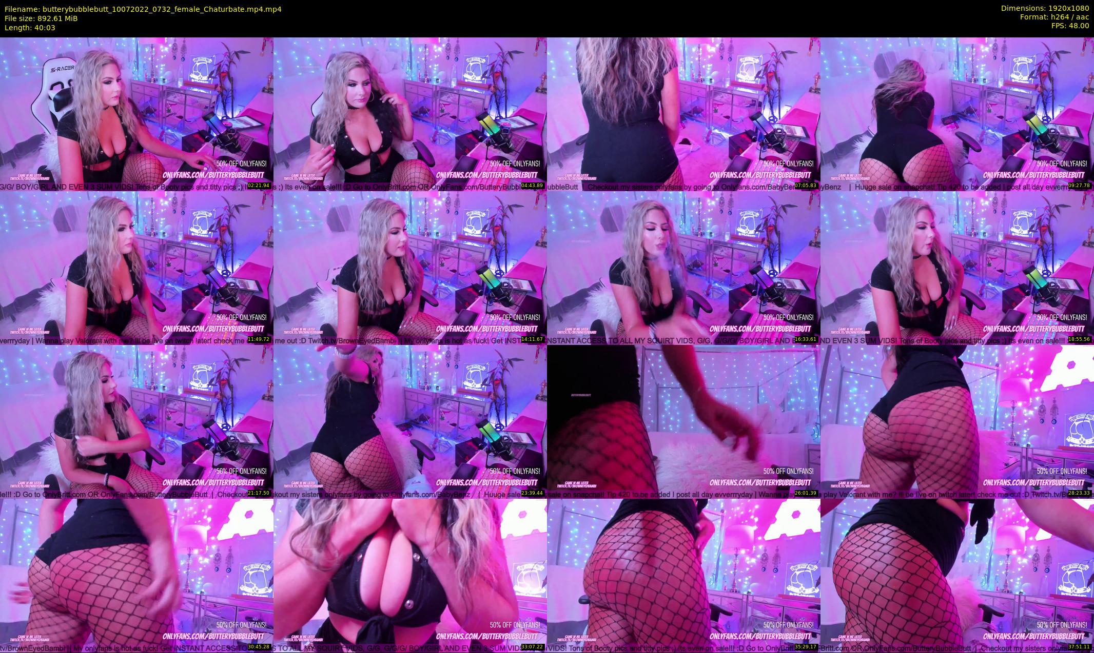 butterybubblebutt — 41 minute Chaturbate couple cam show recording, 1080p, Jul 10, 2022