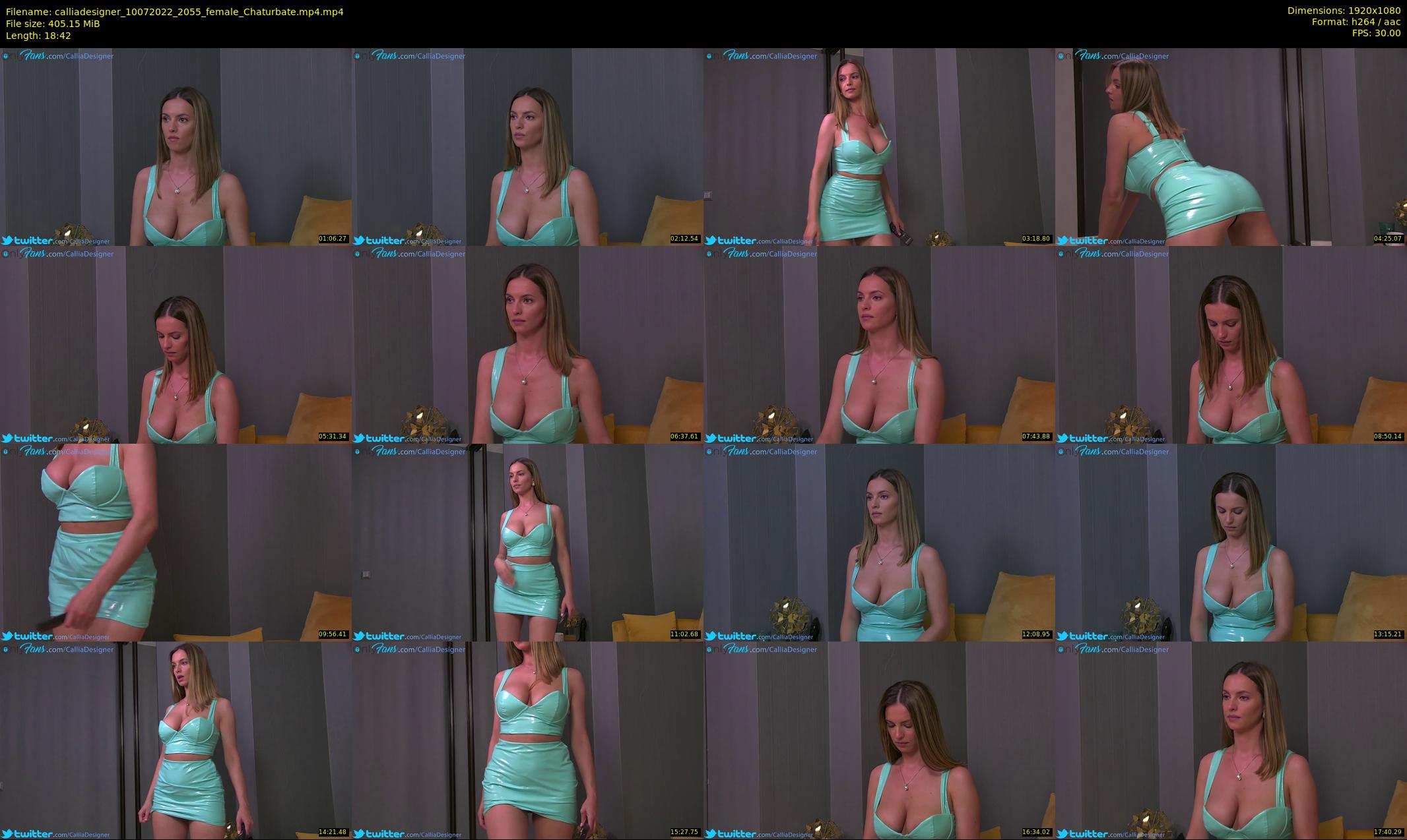 calliadesigner — 19 minute Chaturbate female cam show recording, 1080p, Jul 10, 2022