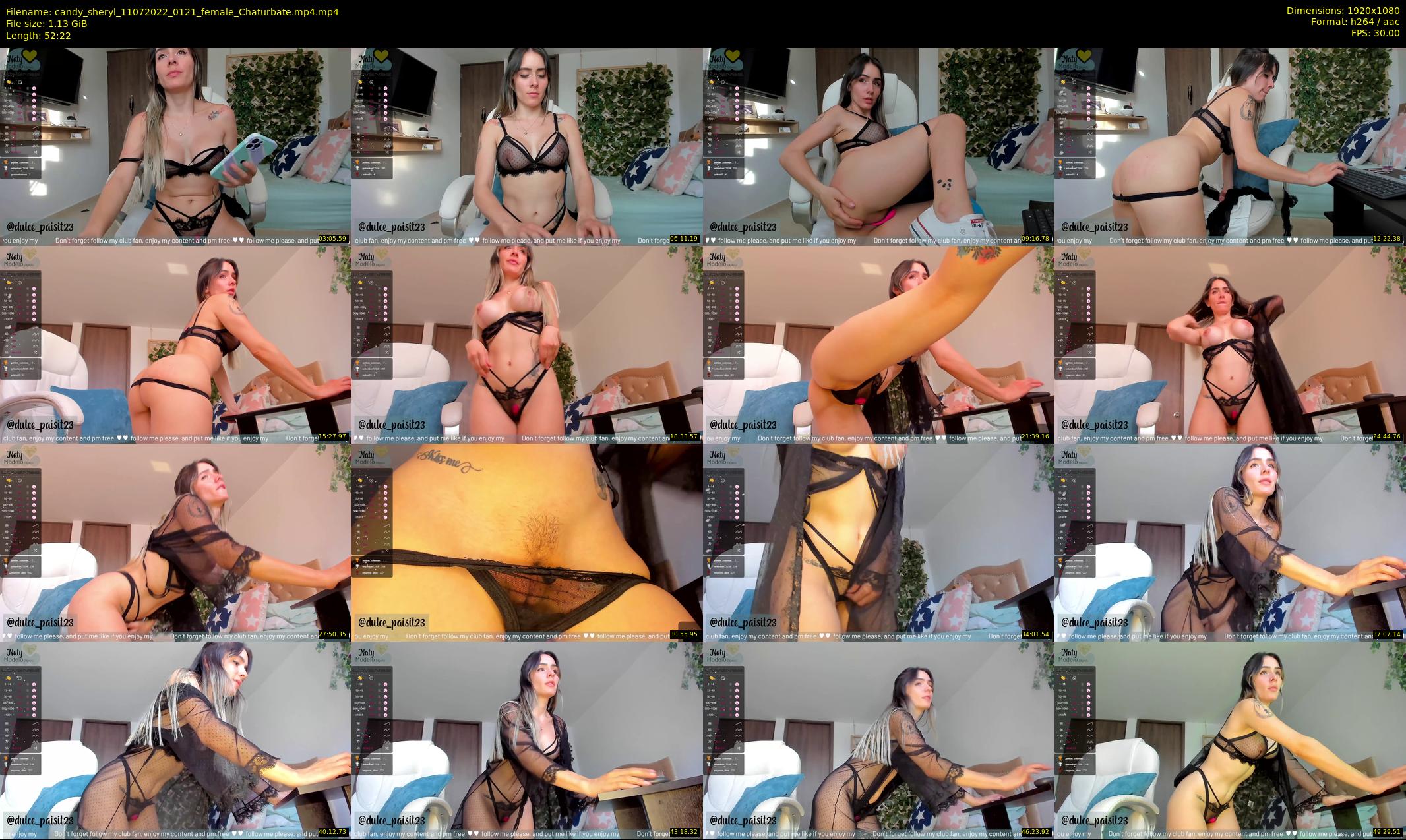 candy_sheryl — 53 minute Chaturbate female cam show recording, 1080p, Jul 11, 2022