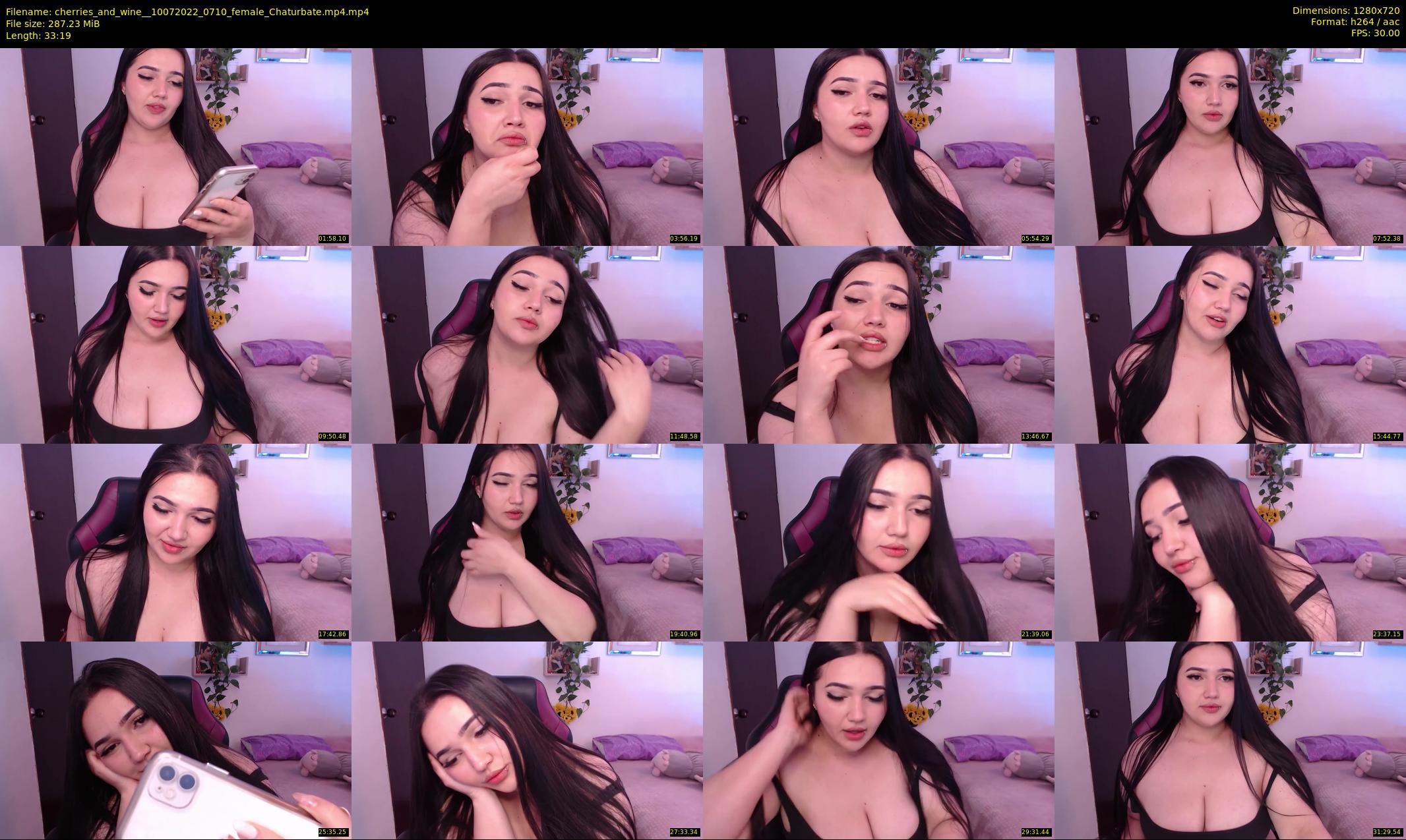 cherries_and_wine_ — 34 minute Chaturbate female cam show recording, 720p, Jul 10, 2022
