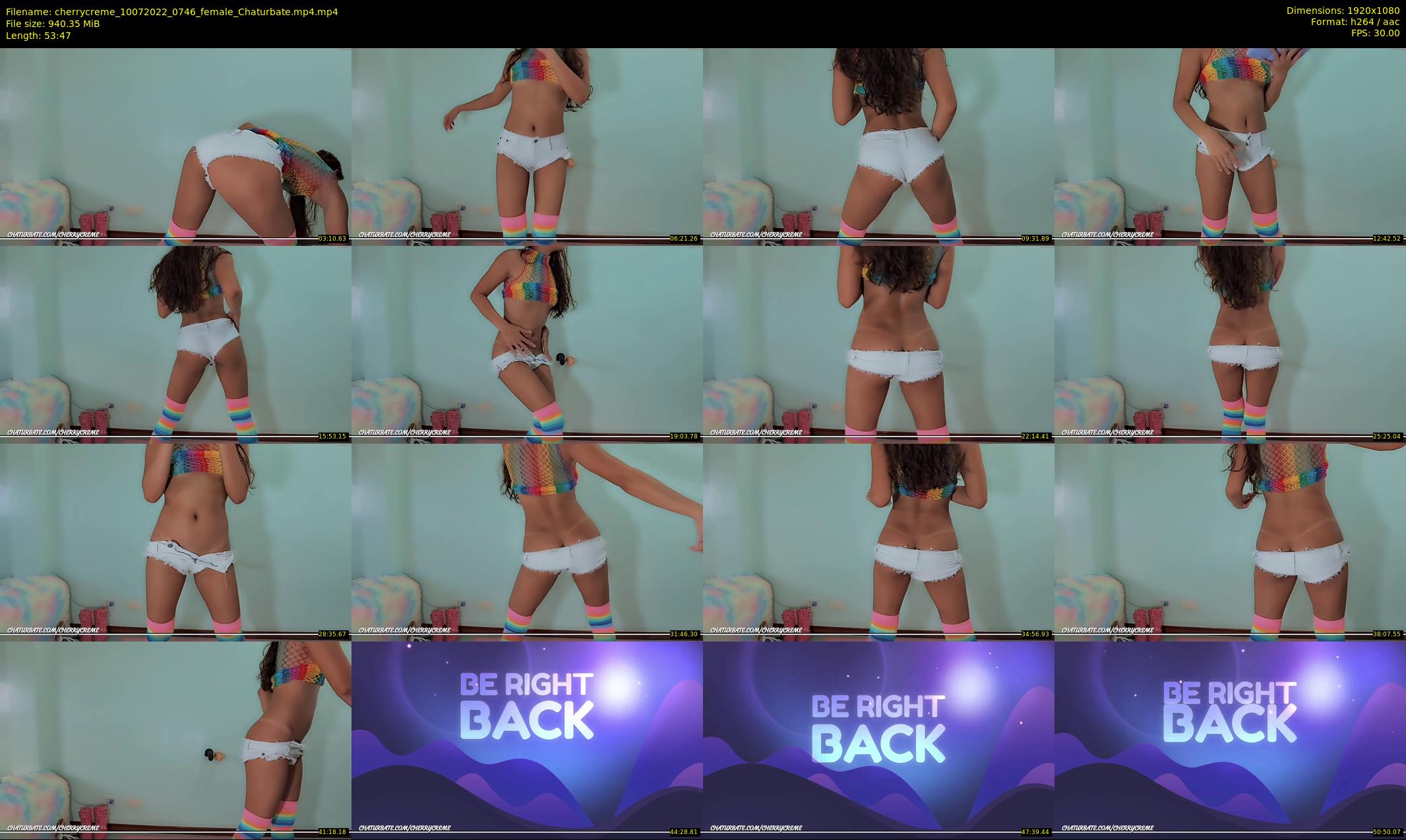 cherrycreme — 54 minute Chaturbate female cam show recording, 1080p, Jul 10, 2022