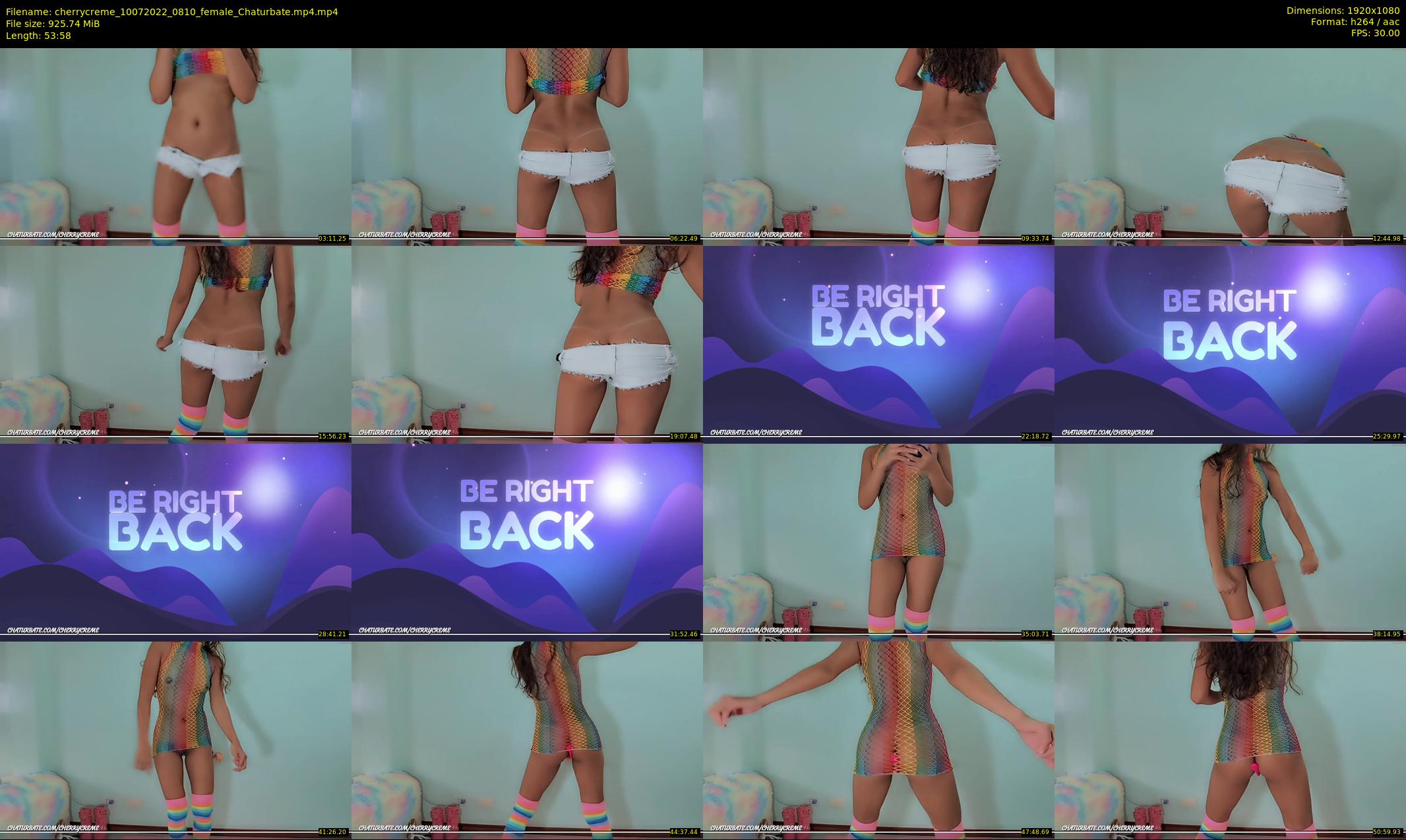 cherrycreme — 54 minute Chaturbate female cam show recording, 1080p, Jul 10, 2022