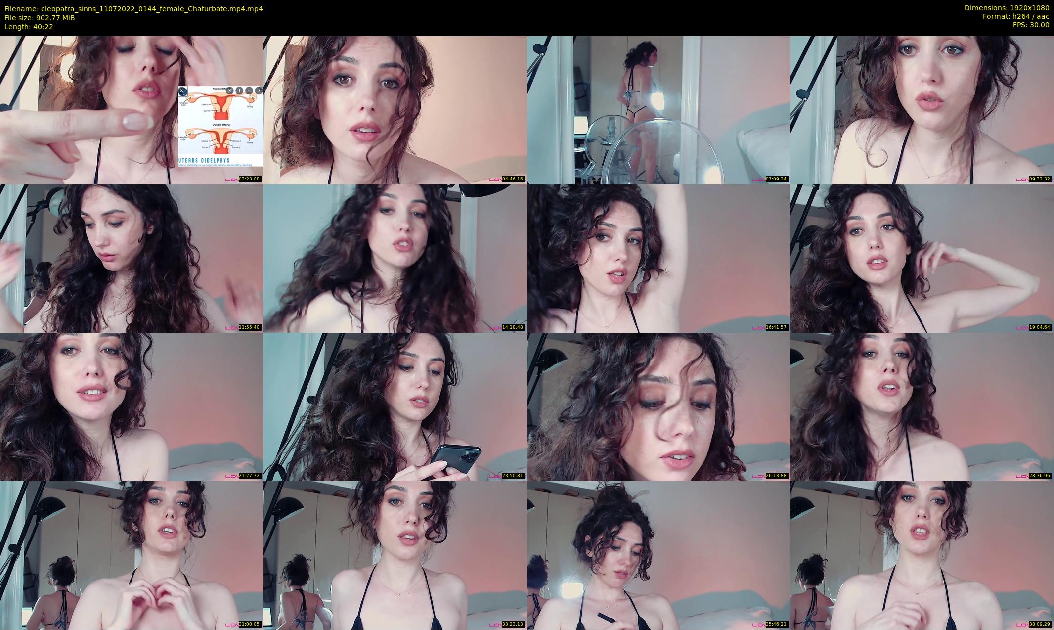 cleopatra_sinns — 41 minute Chaturbate female cam show recording, 1080p, Jul 11, 2022