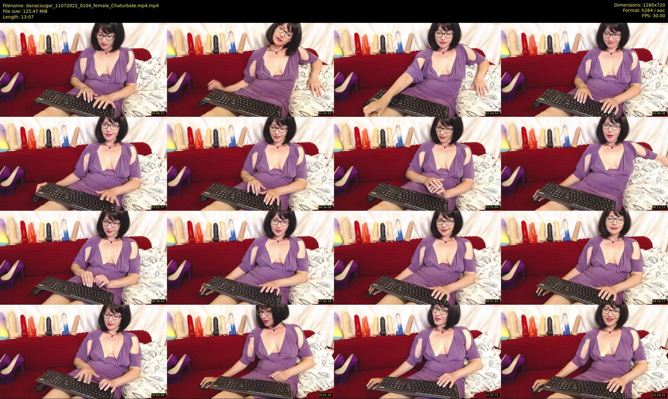 danacougar — 14 minute Chaturbate female cam show recording, 720p, Jul 11, 2022