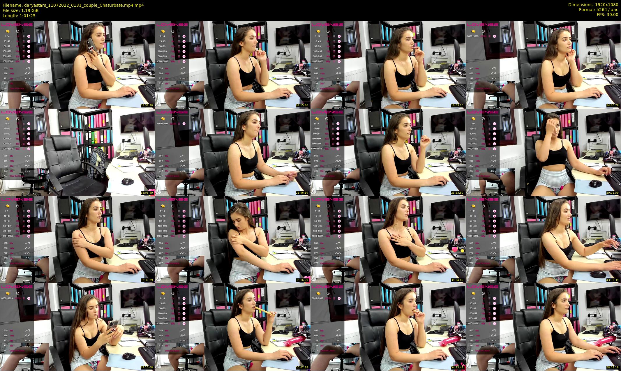 daryastars — 62 minute Chaturbate couple cam show recording, 1080p, Jul 11, 2022
