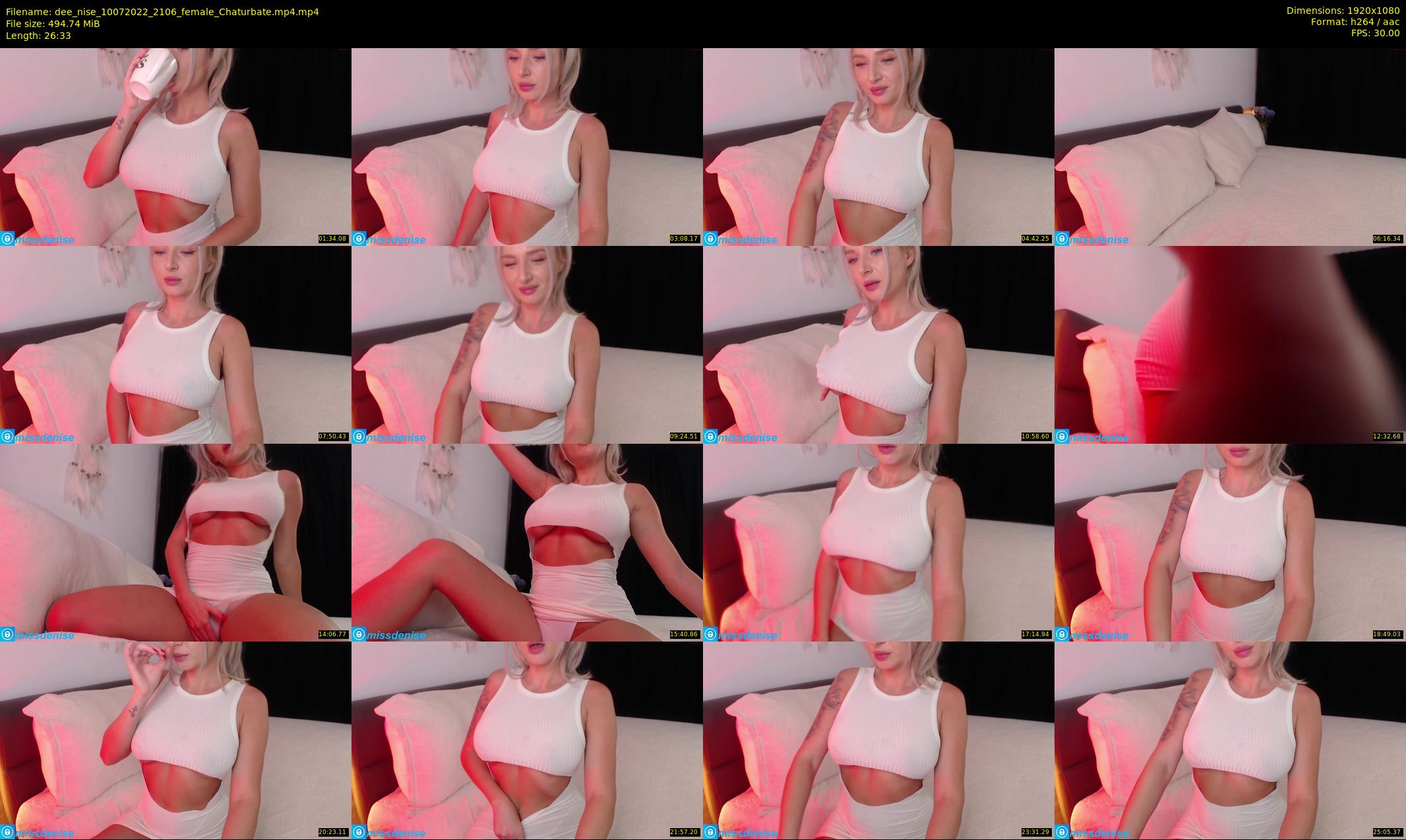 dee_nise — 27 minute Chaturbate female cam show recording, 1080p, Jul 10, 2022