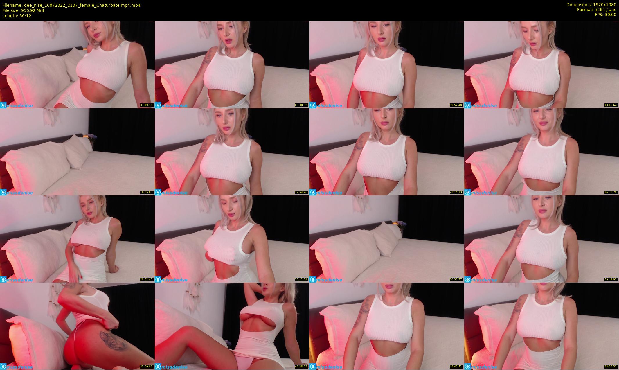 dee_nise — 57 minute Chaturbate female cam show recording, 1080p, Jul 10, 2022
