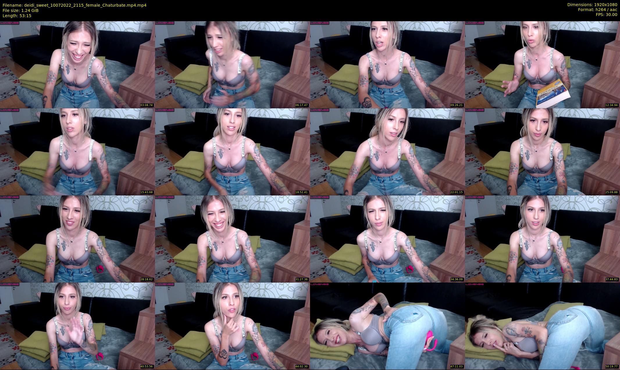 deidi_sweet — 54 minute Chaturbate female cam show recording, 1080p, Jul 10, 2022
