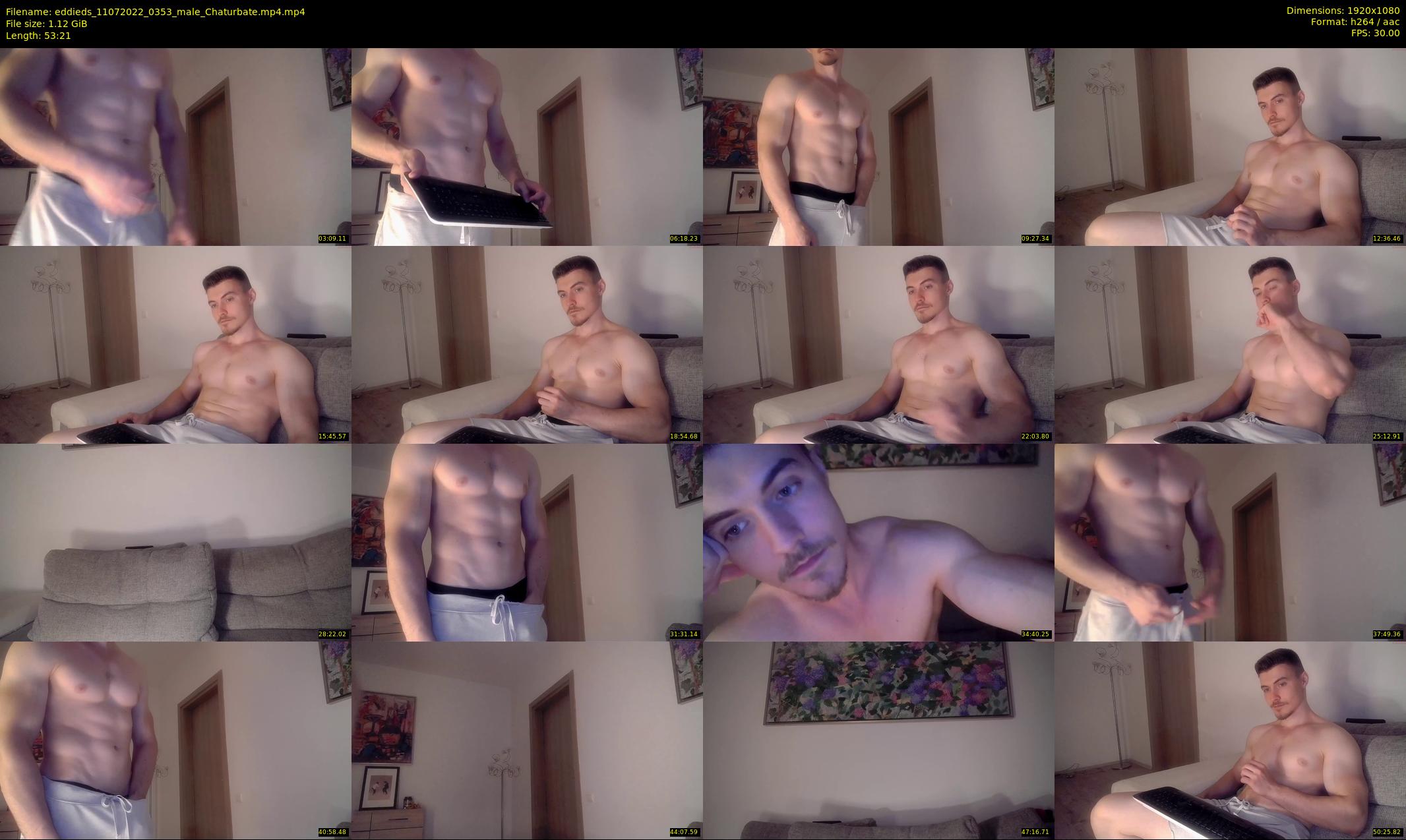 eddieds — 54 minute Chaturbate male cam show recording, 1080p, Jul 11, 2022