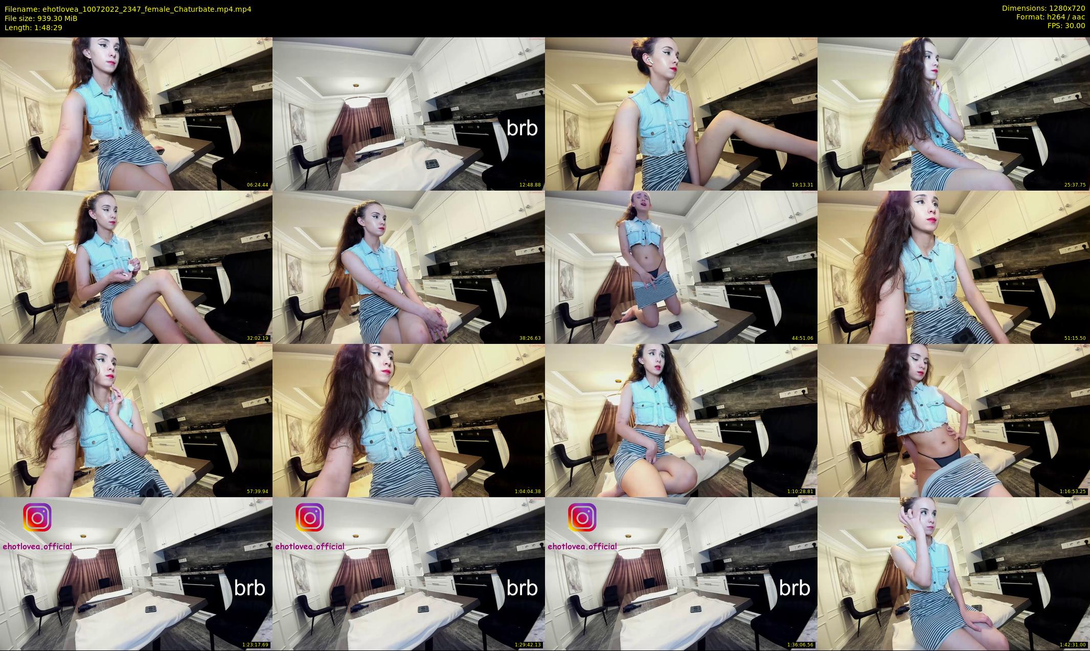 ehotlovea — 109 minute Chaturbate female cam show recording, 720p, Jul 10, 2022