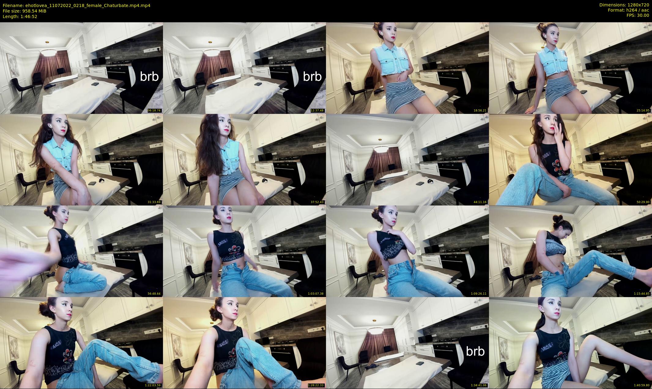 ehotlovea — 107 minute Chaturbate female cam show recording, 720p, Jul 11, 2022